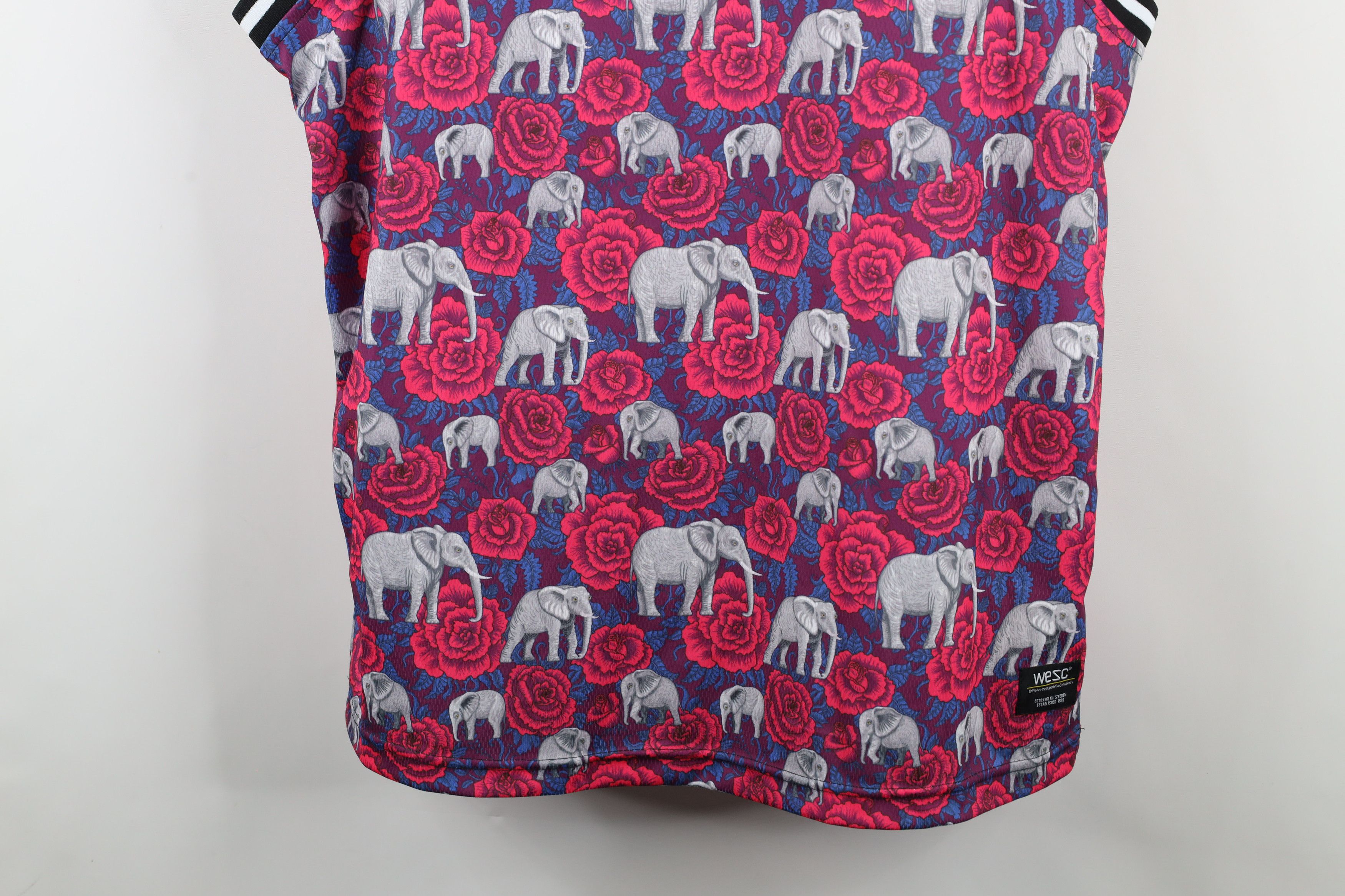 Vintage × WeSC New WESC Elephant All Over Print Basketball Jersey Tank Top Size US XXL / EU 58 / 5 - 3 Thumbnail