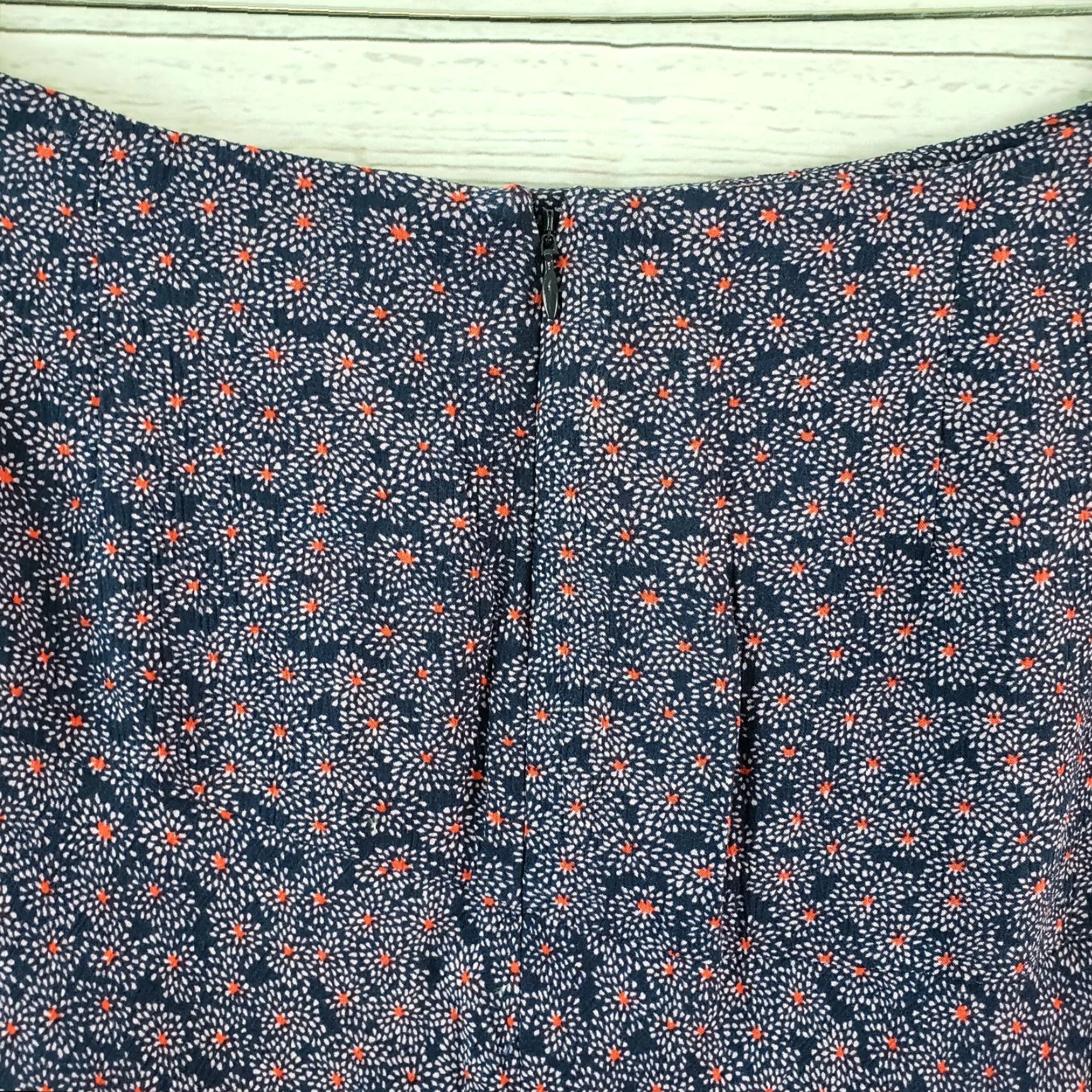 Boden Boden Womens Skirt Sz 10 Purple Printed Virginia Viscose Zips Size 32" / US 10 / IT 46 - 3 Thumbnail
