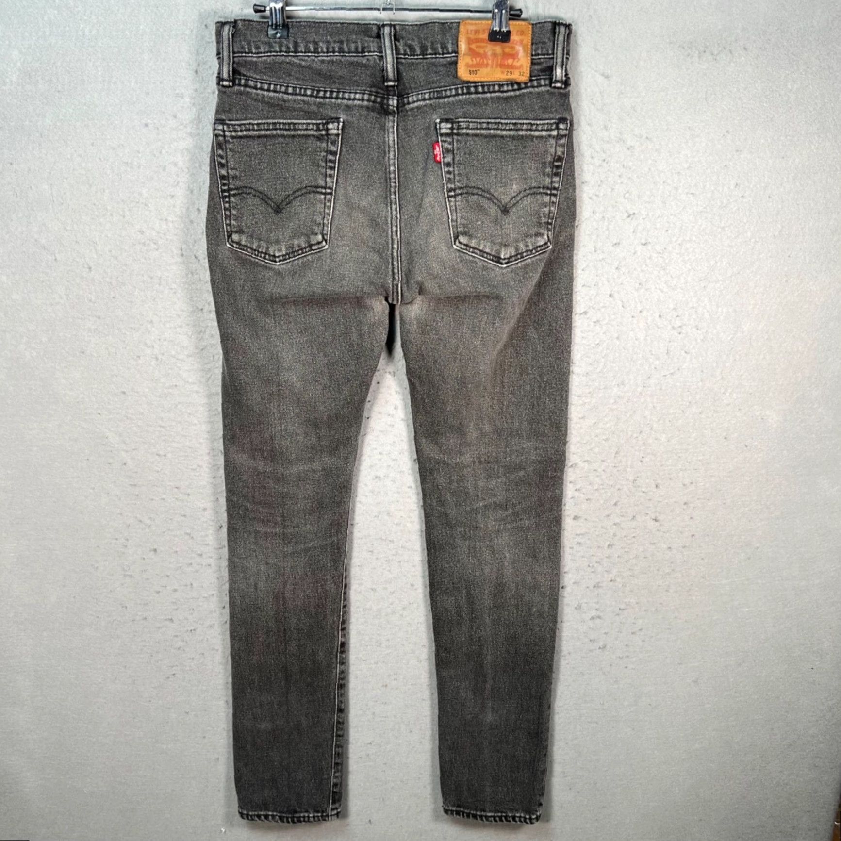Levi's Levis Levi's 510 Jeans Mens 29 x 32 Skinny Fit Stretch Denim Dark Gray 5-Pocket Regular Size US 29 - 2 Thumbnail