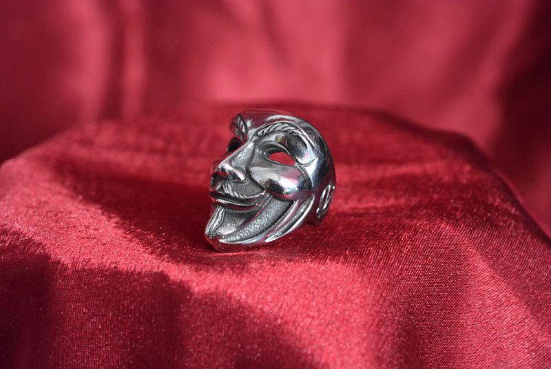 Jewelry Rare Jewelry Rings Open Size Chrome Ring (Size 7-13) Size ONE SIZE - 4 Thumbnail