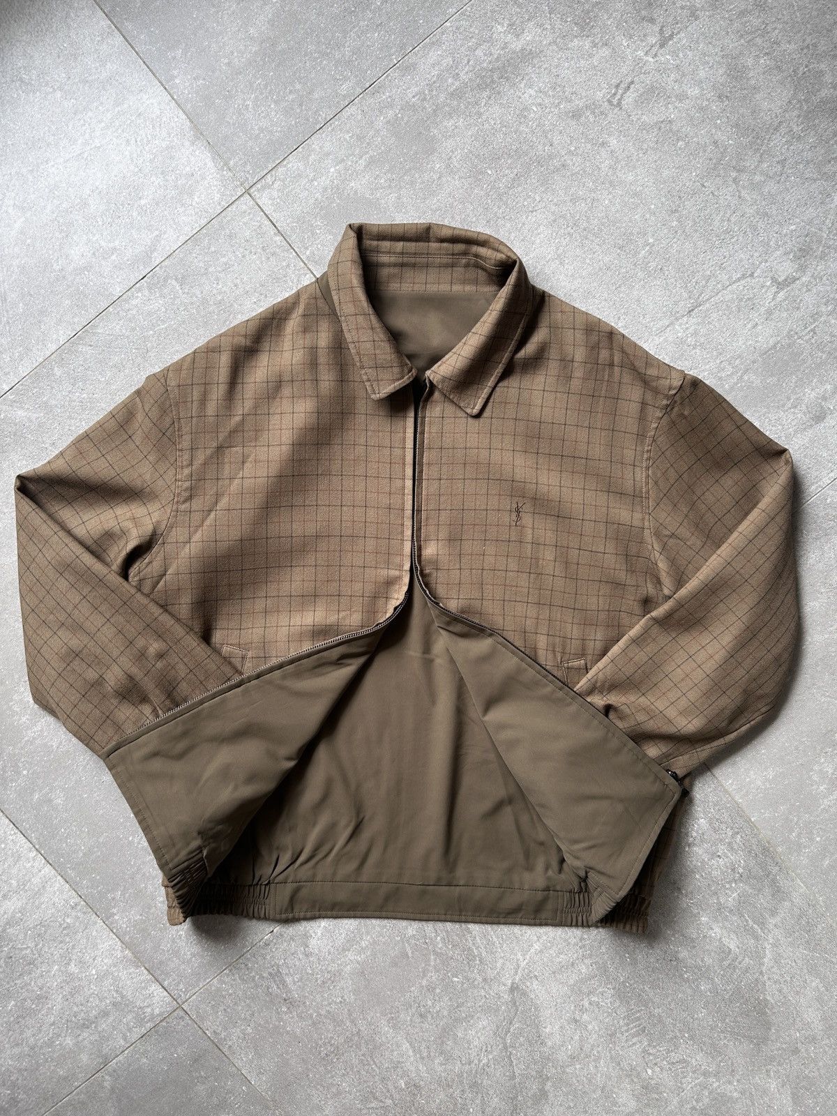 Vintage Yves Saint Laurent Jacket YSL Jacket Riversible