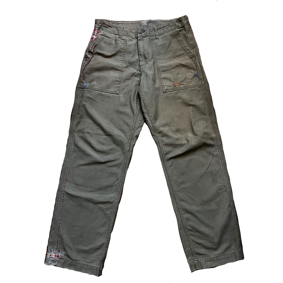 Carhartt Wip Fatigue Pant Patched Size US 32 / EU 48 - 2 Thumbnail