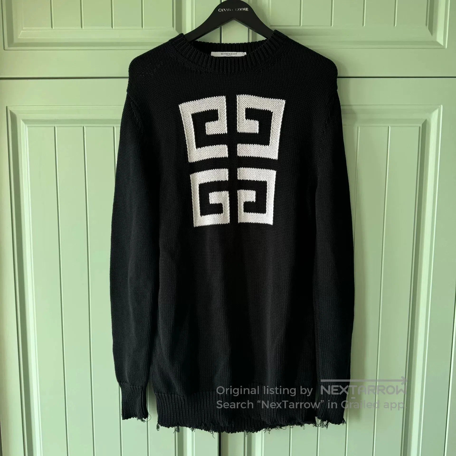Givenchy Givenchy Black Four-Grid Logo Sweater. Size US M / EU 48-50 / 2 - 1 Thumbnail