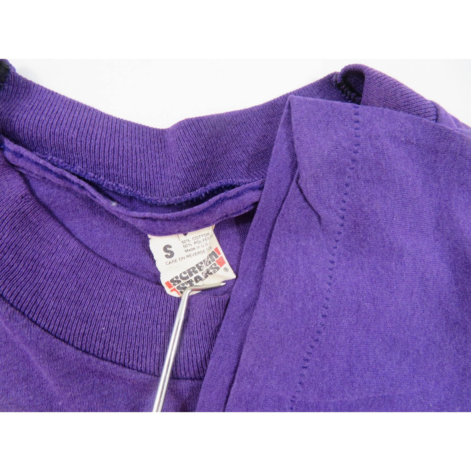 Other Parshall North Dakota T-Shirt, Purple Sz S 1980s Size US S / EU 44-46 / 1 - 3 Thumbnail