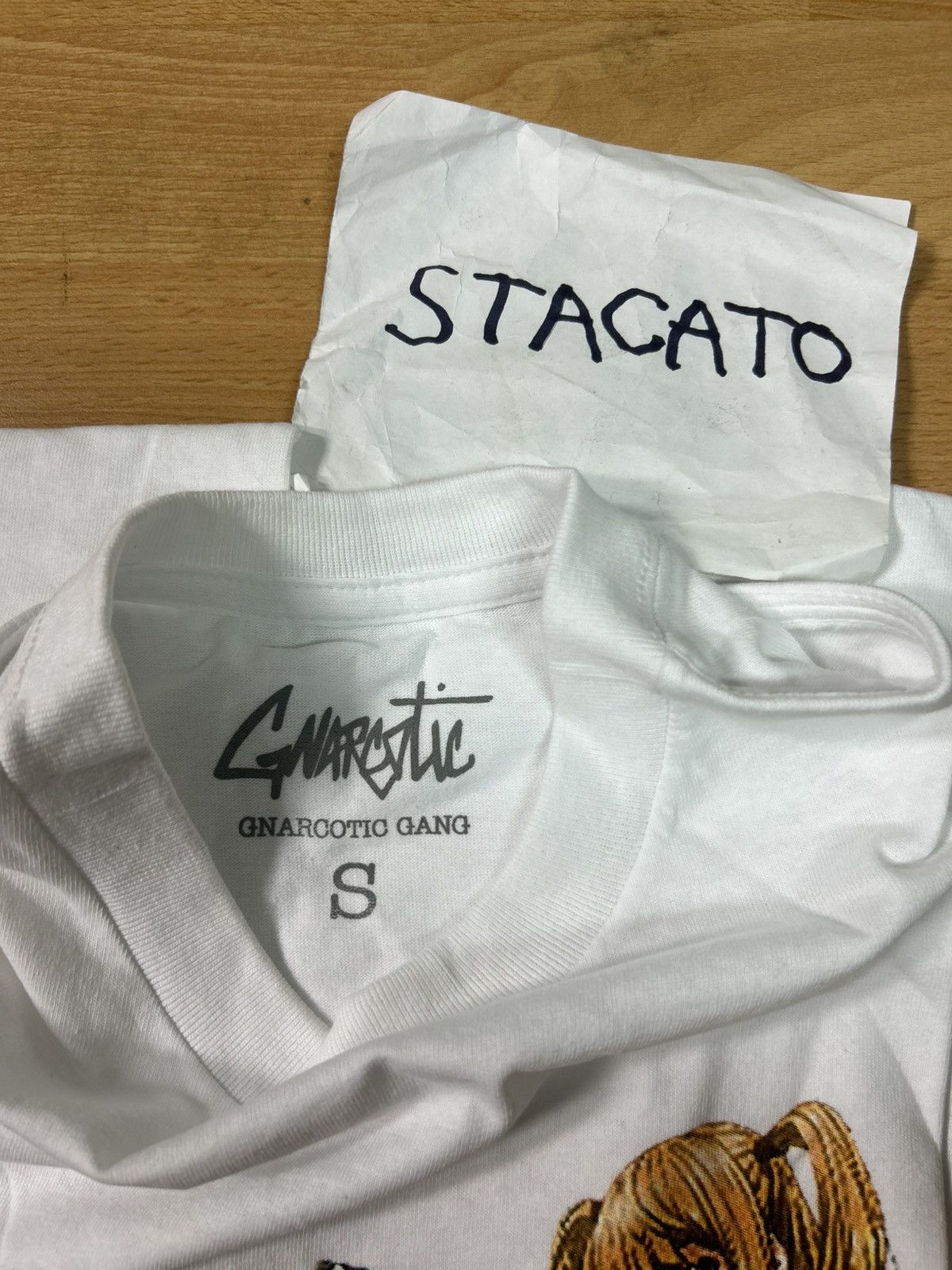 Gnarcotic × Rap Tees Gnarcotic Lil Gnar Misa Amane Tee White Size US S / EU 44-46 / 1 - 4 Thumbnail