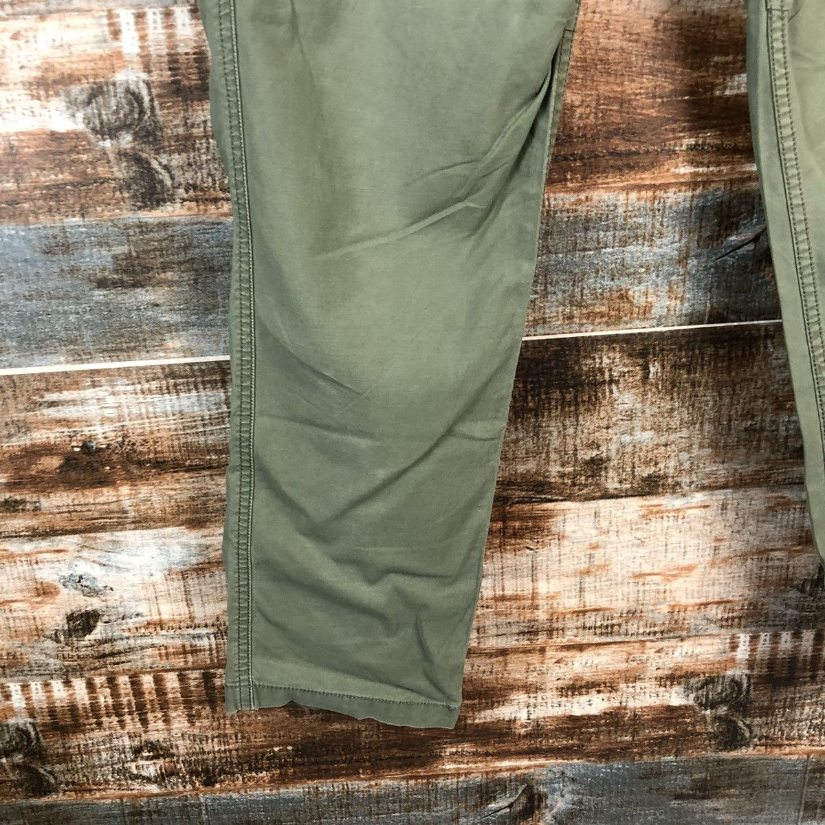 Japanese Brand DLL Uniqlo Green utility Cargo Multipocket Pants #C217 Size US 28 / EU 44 - 11 Thumbnail