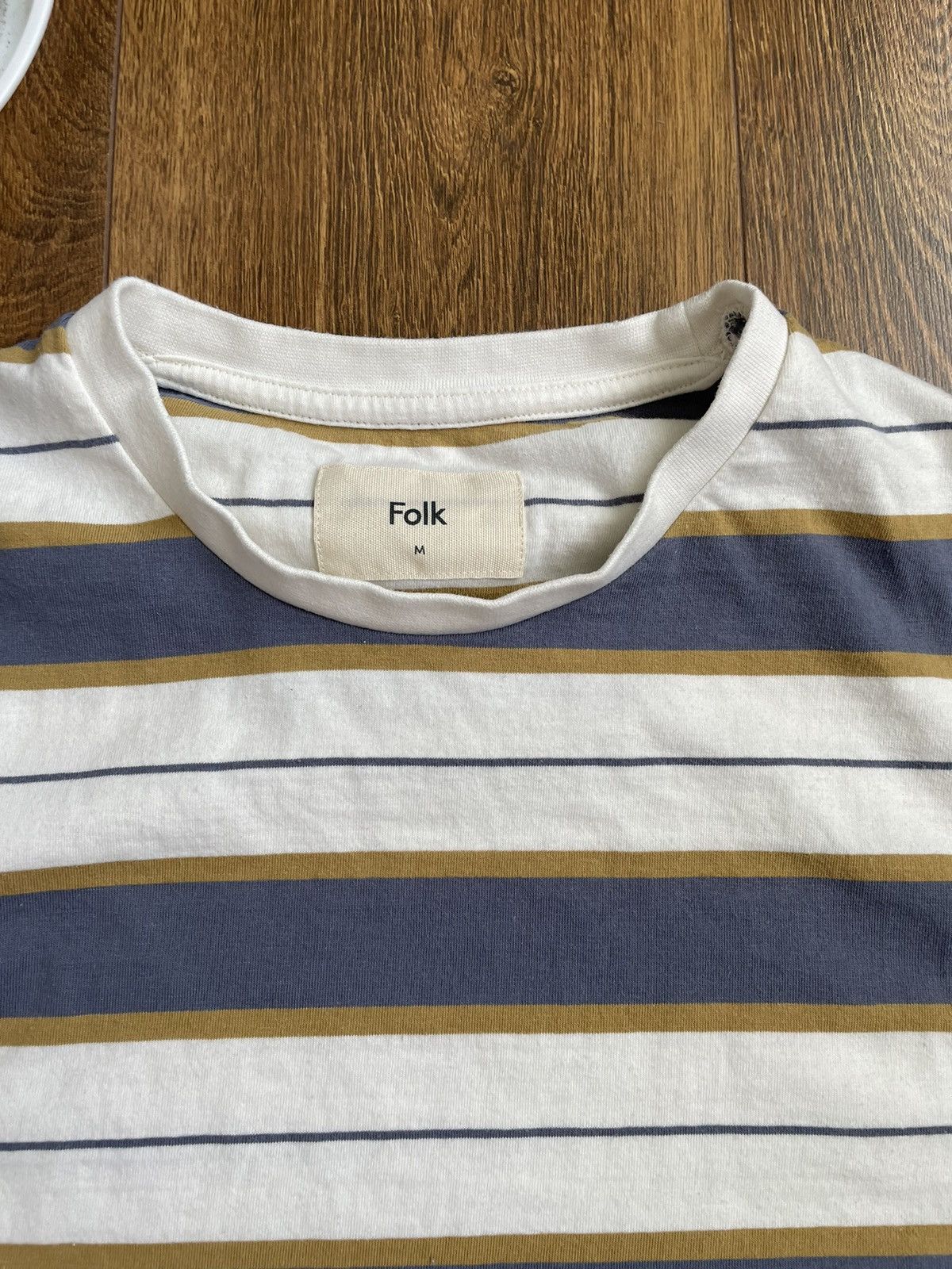 Folk Folk luxury striped short sleeve t shirt tee Size US M / EU 48-50 / 2 - 3 Thumbnail