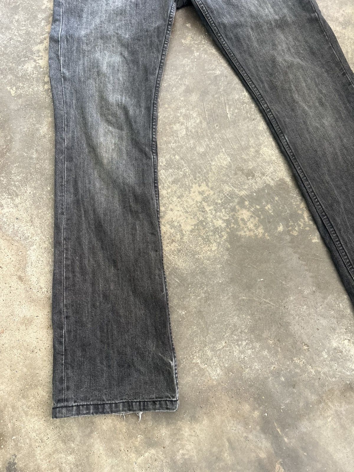 Nicole Club Vintage Nicole Club Hideaways Distressed Black Denim Size US 33 - 7 Thumbnail