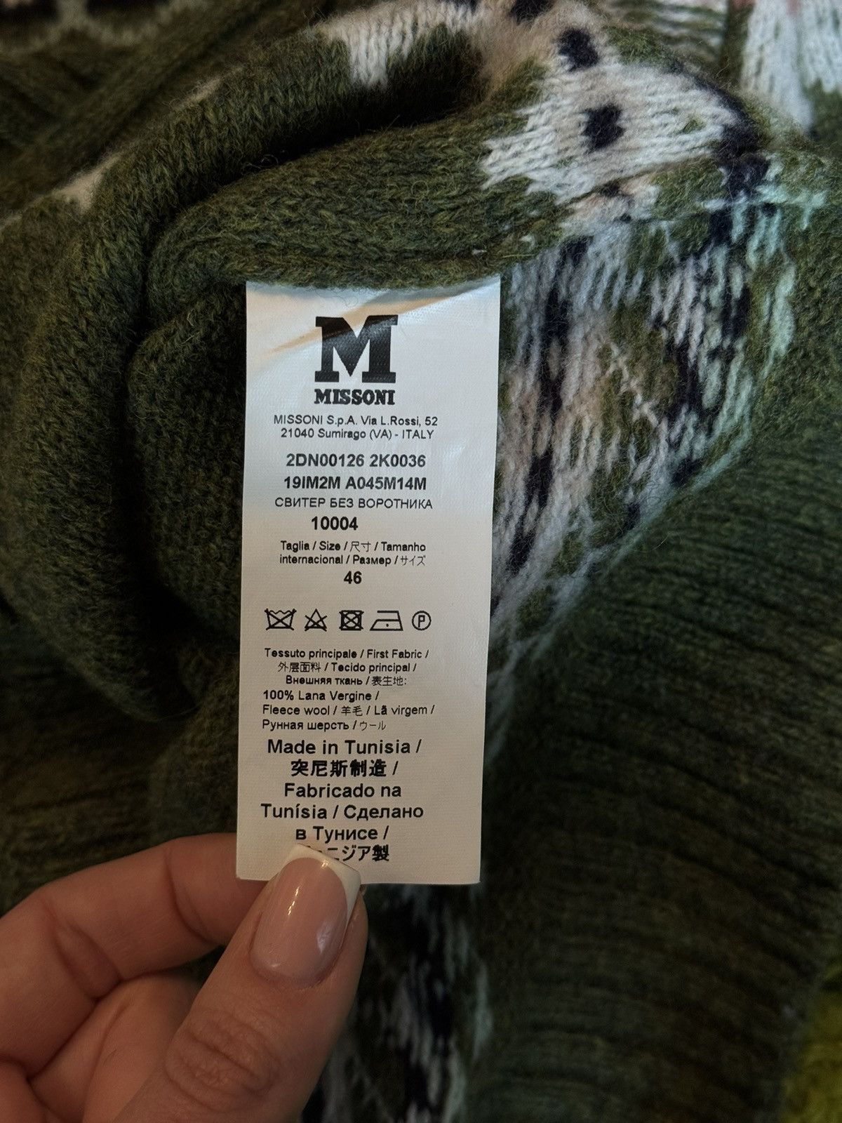 Designer × Missoni Missoni coloured 100% wool sweater Size L / US 10 / IT 46 - 6 Thumbnail