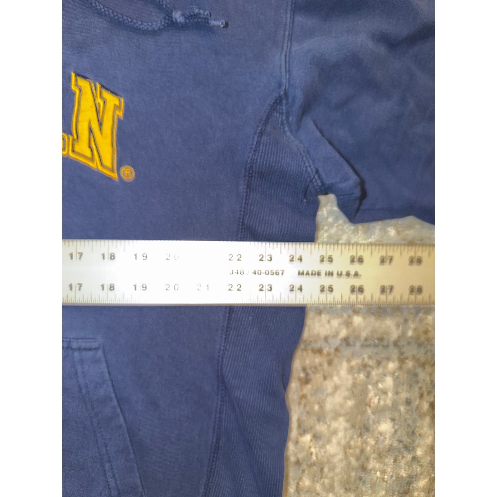 NCAA Michigan Wolverines Y2K College Navy Sweatshirt Mens Large Size US L / EU 52-54 / 3 - 6 Thumbnail
