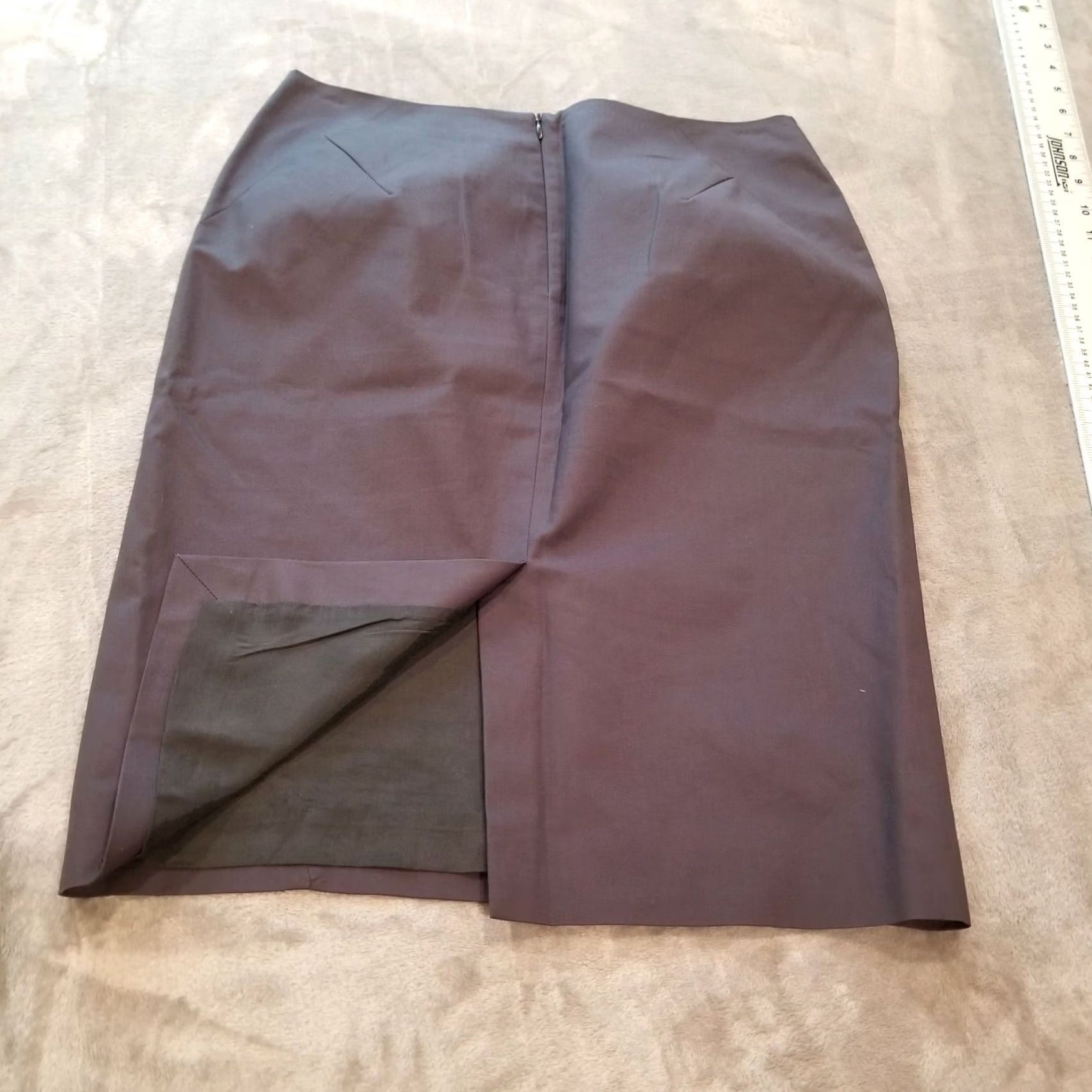Piazza Sempione Piazza Sempione Made in Italy Womens Cotton Blend Pencil Skirt Blue Size 42 Size 28" / US 6 / IT 42 - 5 Thumbnail