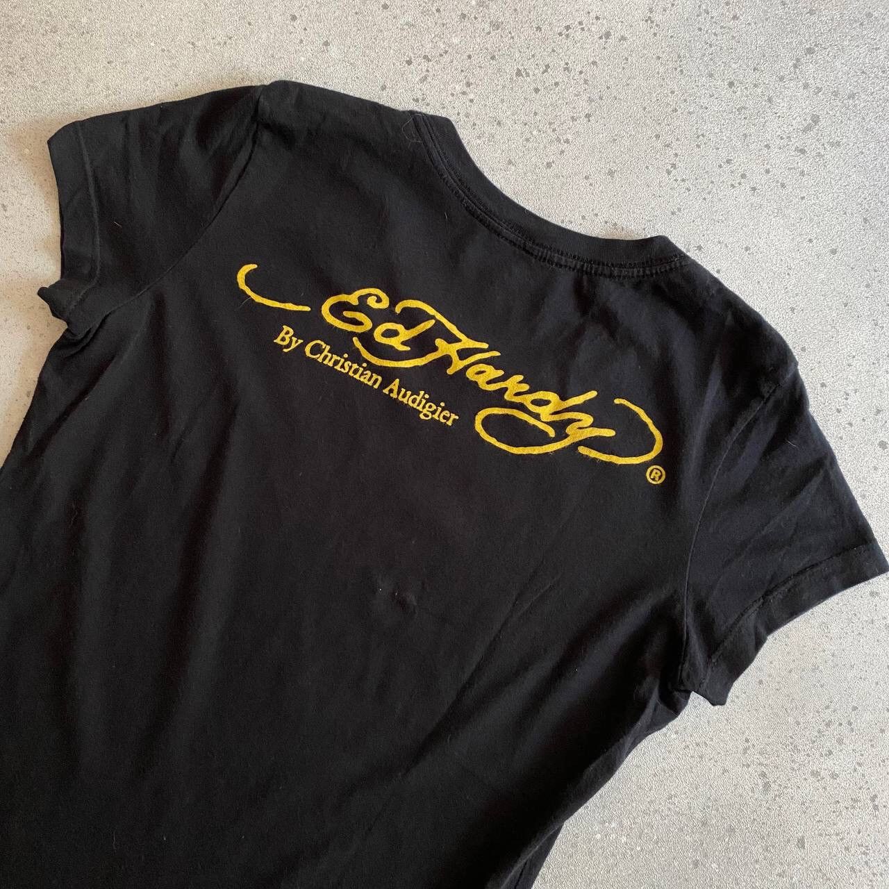 Christian Audigier × Ed Hardy Y2K ED HARDY BY CHRISTIAN AUDIGIER RHINESTONES T-SHIRT Size M / US 6-8 / IT 42-44 - 4 Thumbnail