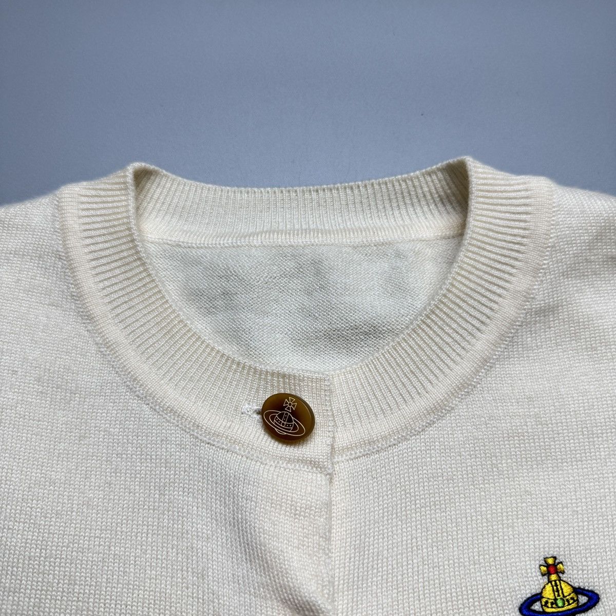 Vivienne Westwood Vivienne Westwood - Bea Cropped In Cream Cardigan Size S / US 4 / IT 40 - 9 Thumbnail
