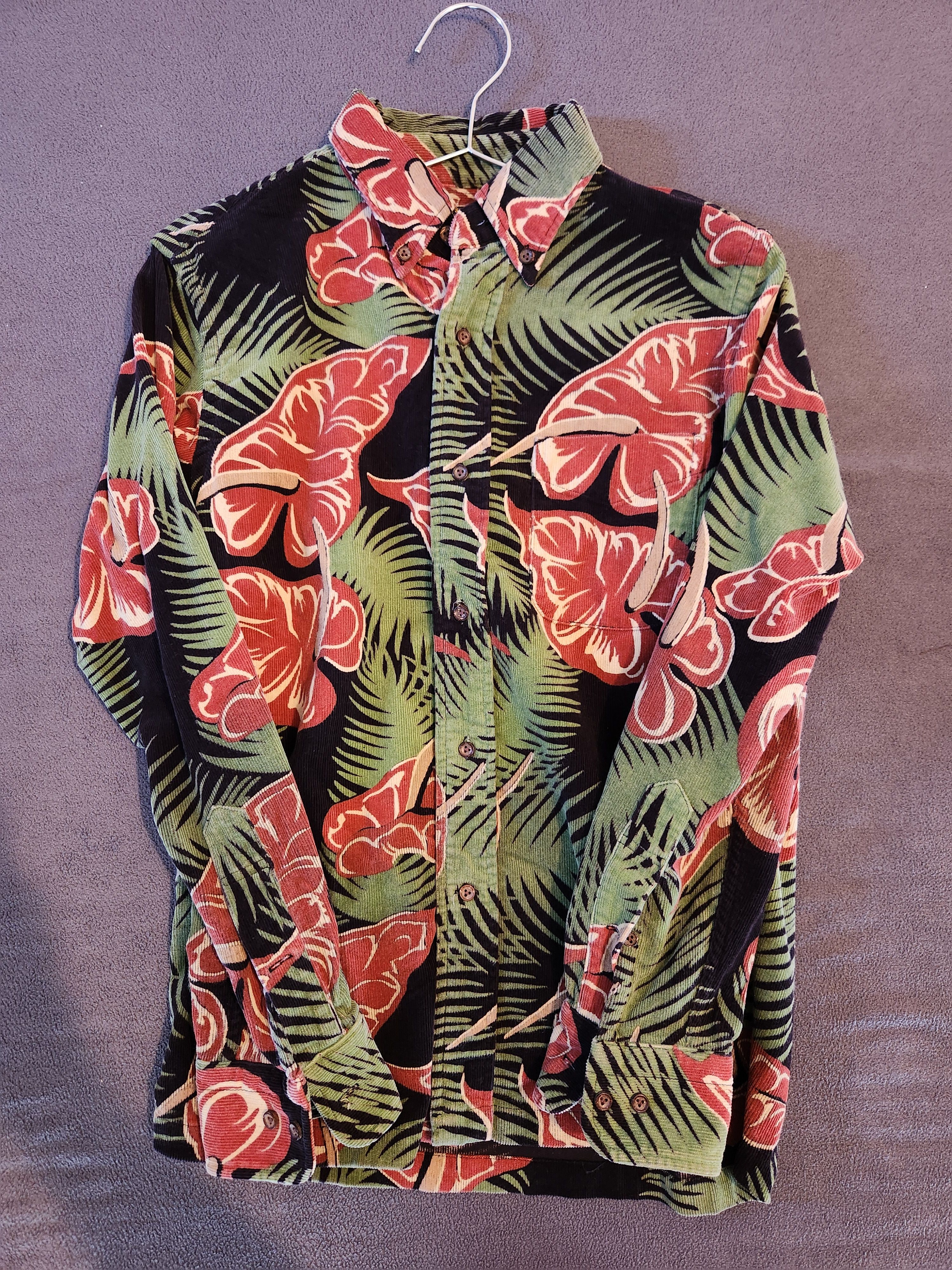 image of Sun Surf Anthurium Button Down in Anthurium Print, Men's (Size Small)