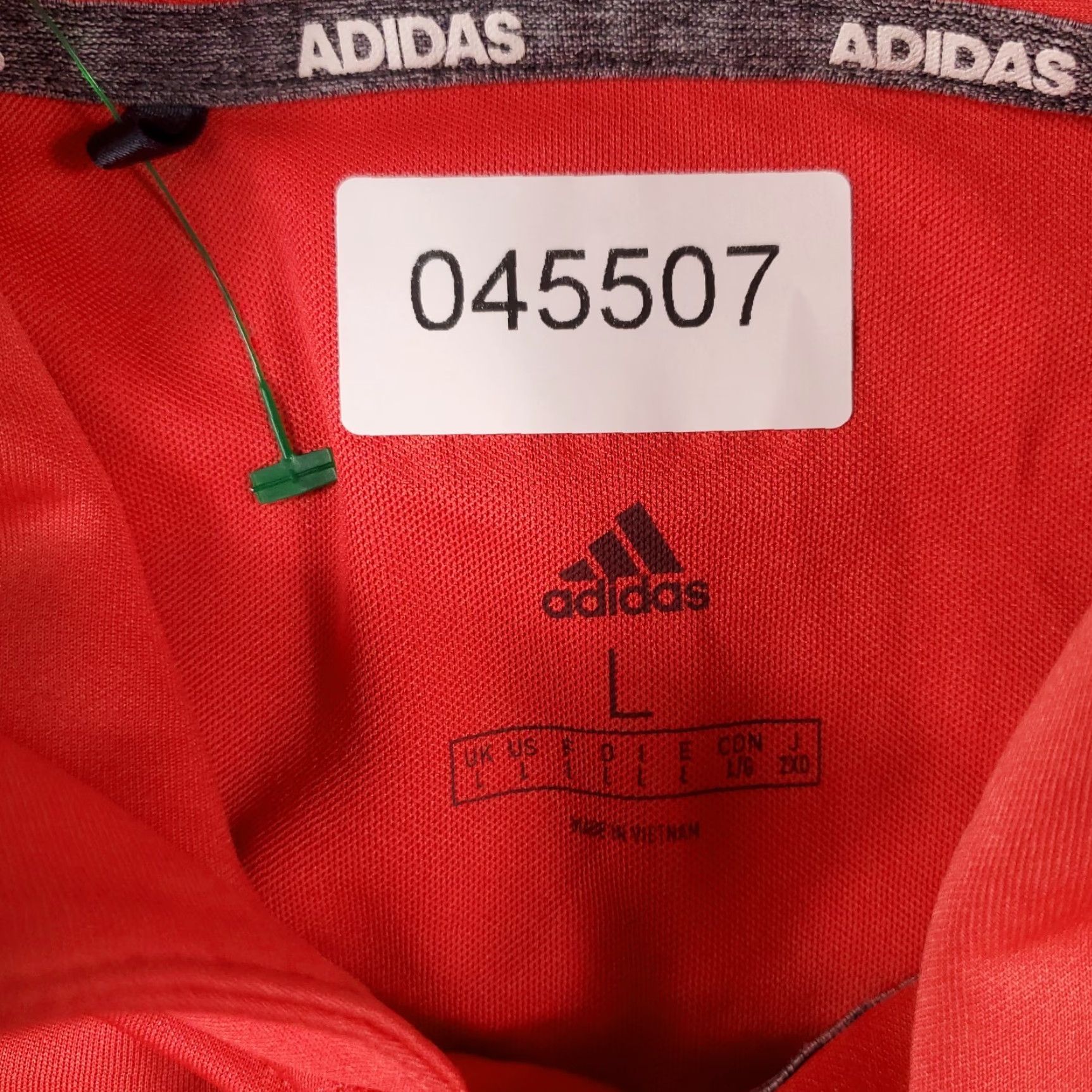 Adidas Adidas Polo Shirt Mens Size Large Red/Pink Golf Casual Short Sleeve Size US L / EU 52-54 / 3 - 7 Thumbnail