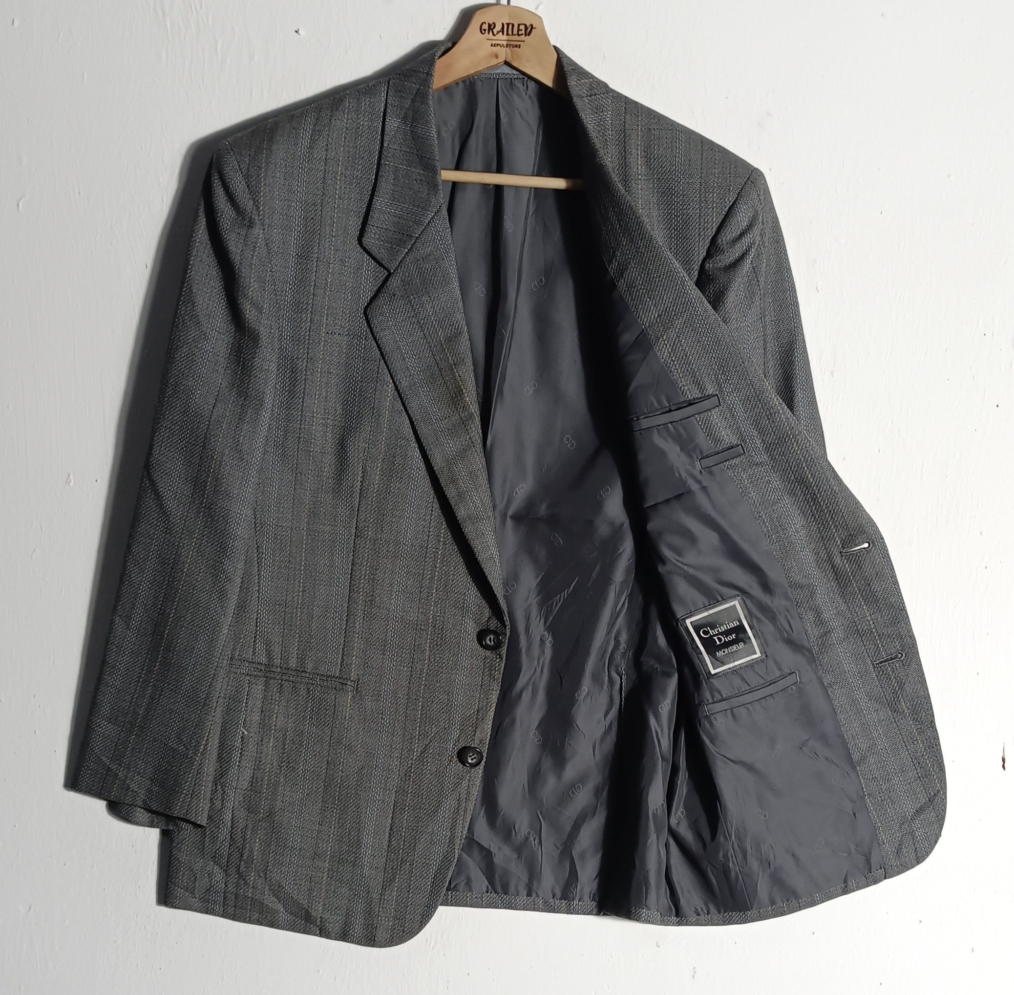 Christian Dior Monsieur × Dior Christian Dior Monsieur Wool Suit Size 40L - 1 Thumbnail
