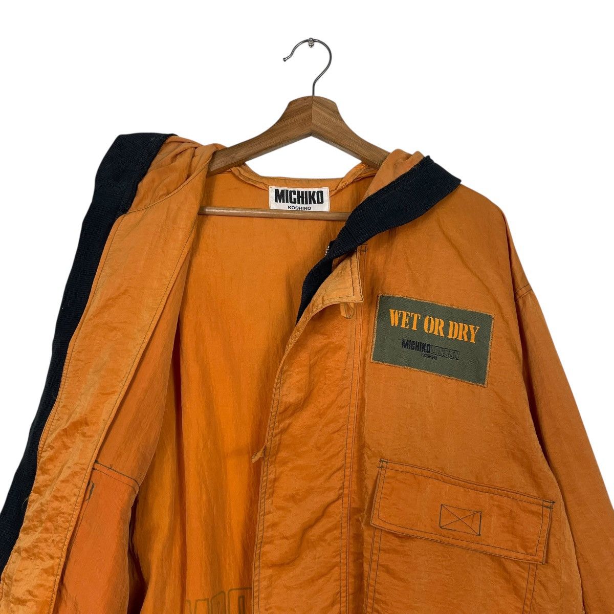 Michiko Koshino Michiko Koshino London Hooded Nylon Jacket Size US M / EU 48-50 / 2 - 11 Thumbnail