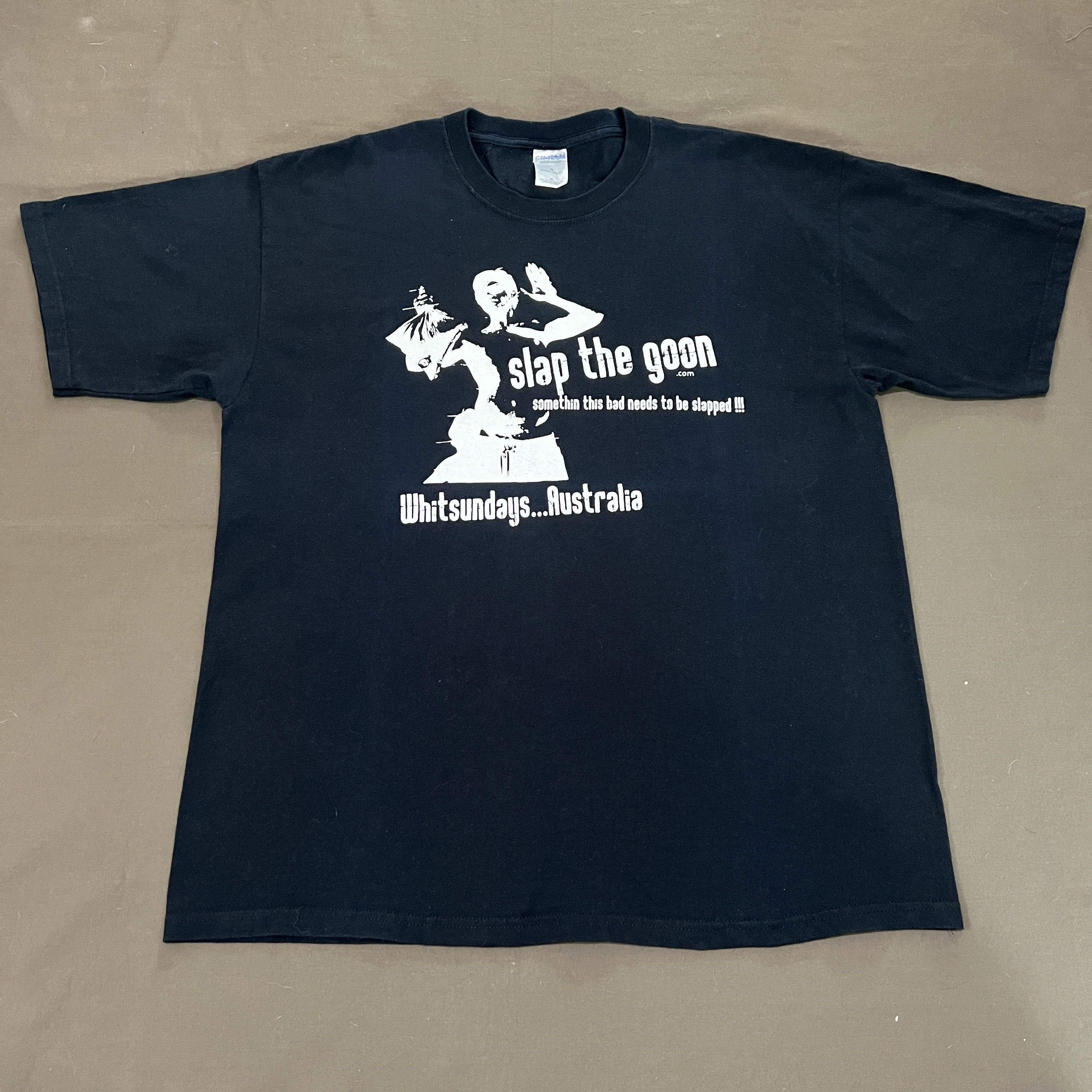 Vintage Vintage Y2K Slap the goon Australia Promo Tee XL party Size US XL / EU 56 / 4 - 2 Thumbnail