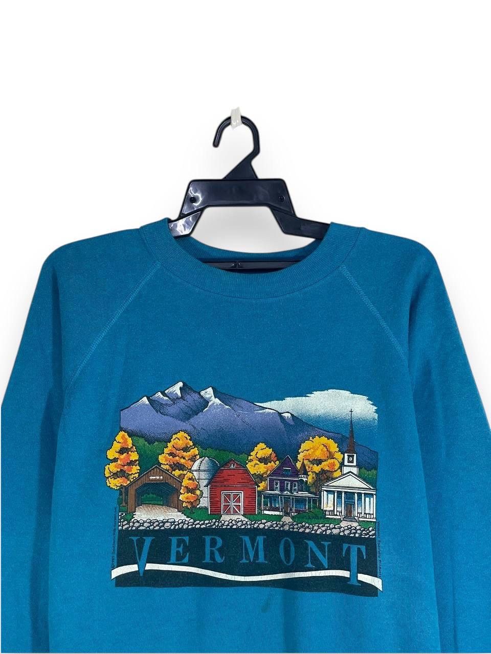 Other Vintage 90s vermont us state city sweatshirt jumper size XL Size US XL / EU 56 / 4 - 2 Thumbnail