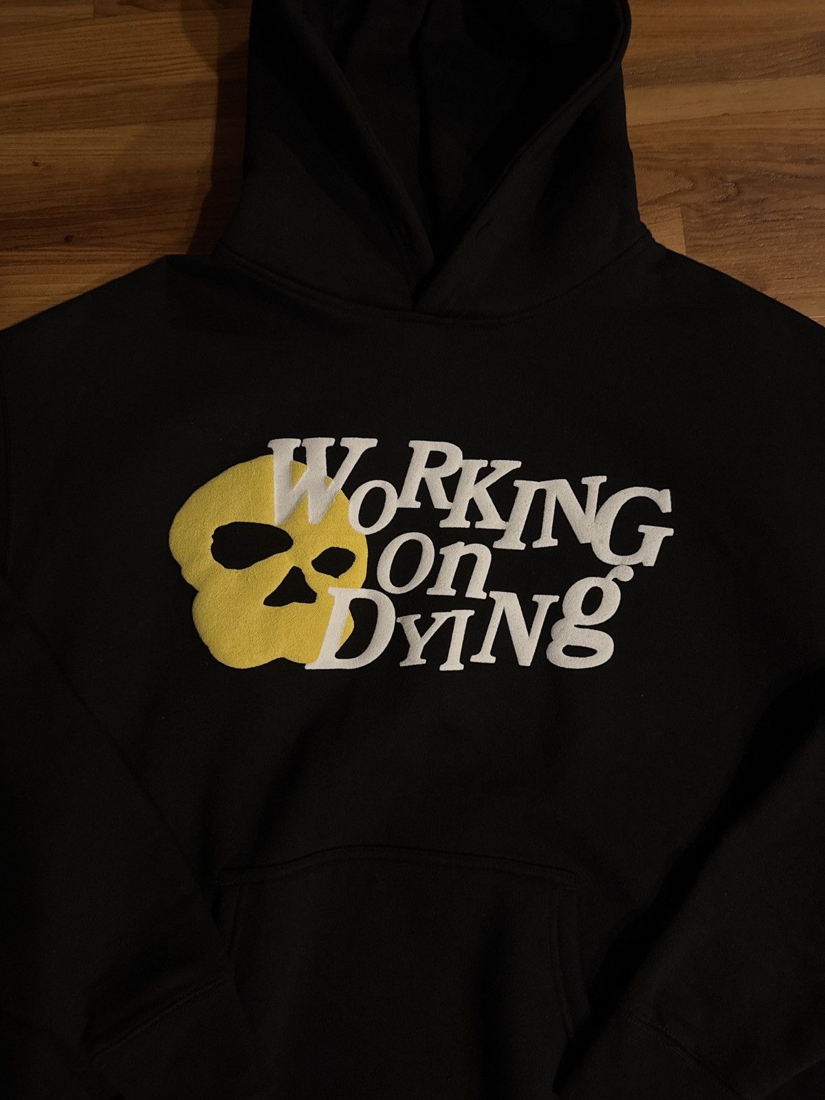 Lil Uzi Vert Working On Dying puff print mask hoodie Size US XL / EU 56 / 4 - 2 Thumbnail