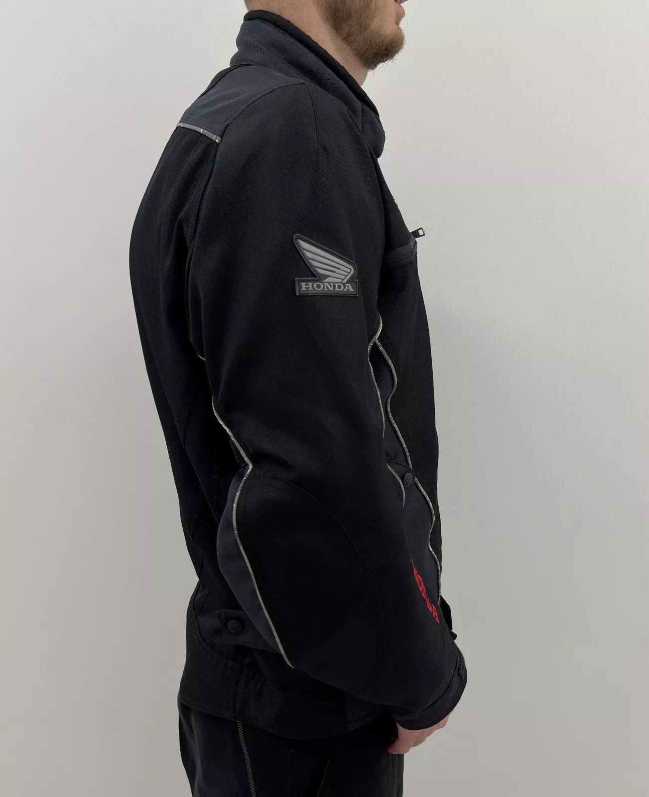 Honda × Vintage Vintage HONDA MENS MOTO RACING JACKET Motorcycle Size US S / EU 44-46 / 1 - 3 Thumbnail