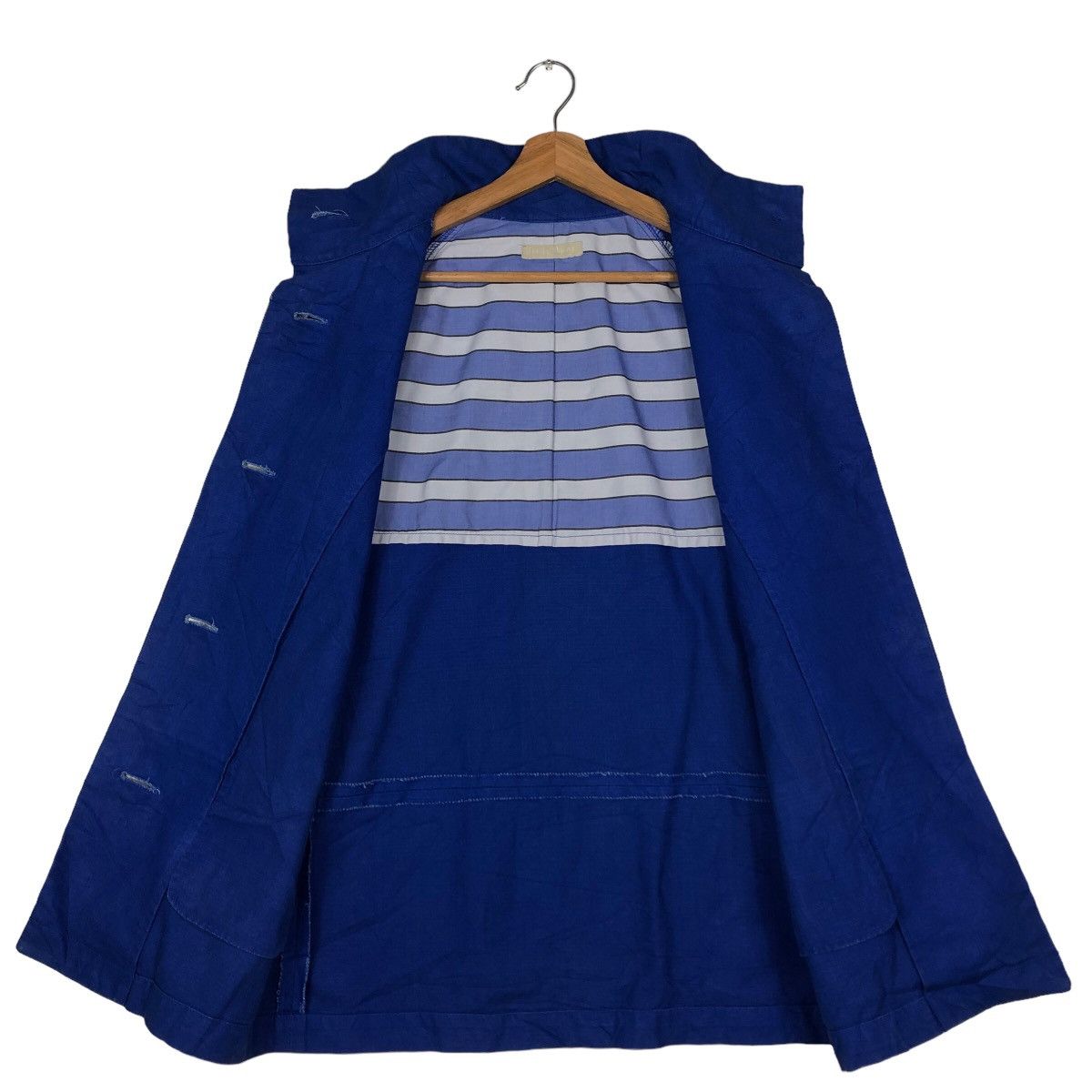 Issey Miyake 🔥Rich Blue Chore Work Jacket Design Pageboy Japan Size US M / EU 48-50 / 2 - 13 Thumbnail
