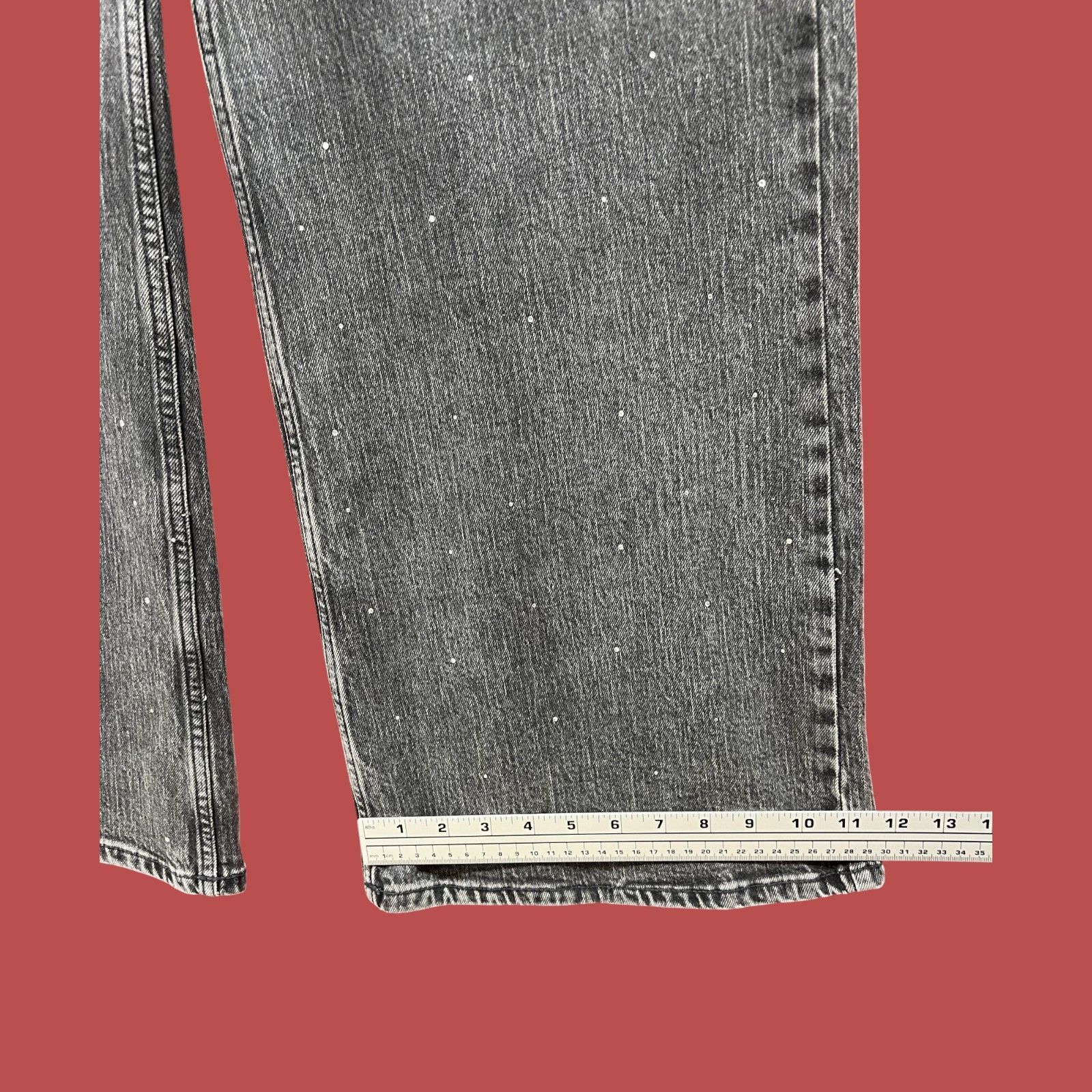 Arizona Jean Co. Arizona - Women's Low-Rise Baggy Jeans - Wide Leg - Rela Size 33" - 7 Thumbnail
