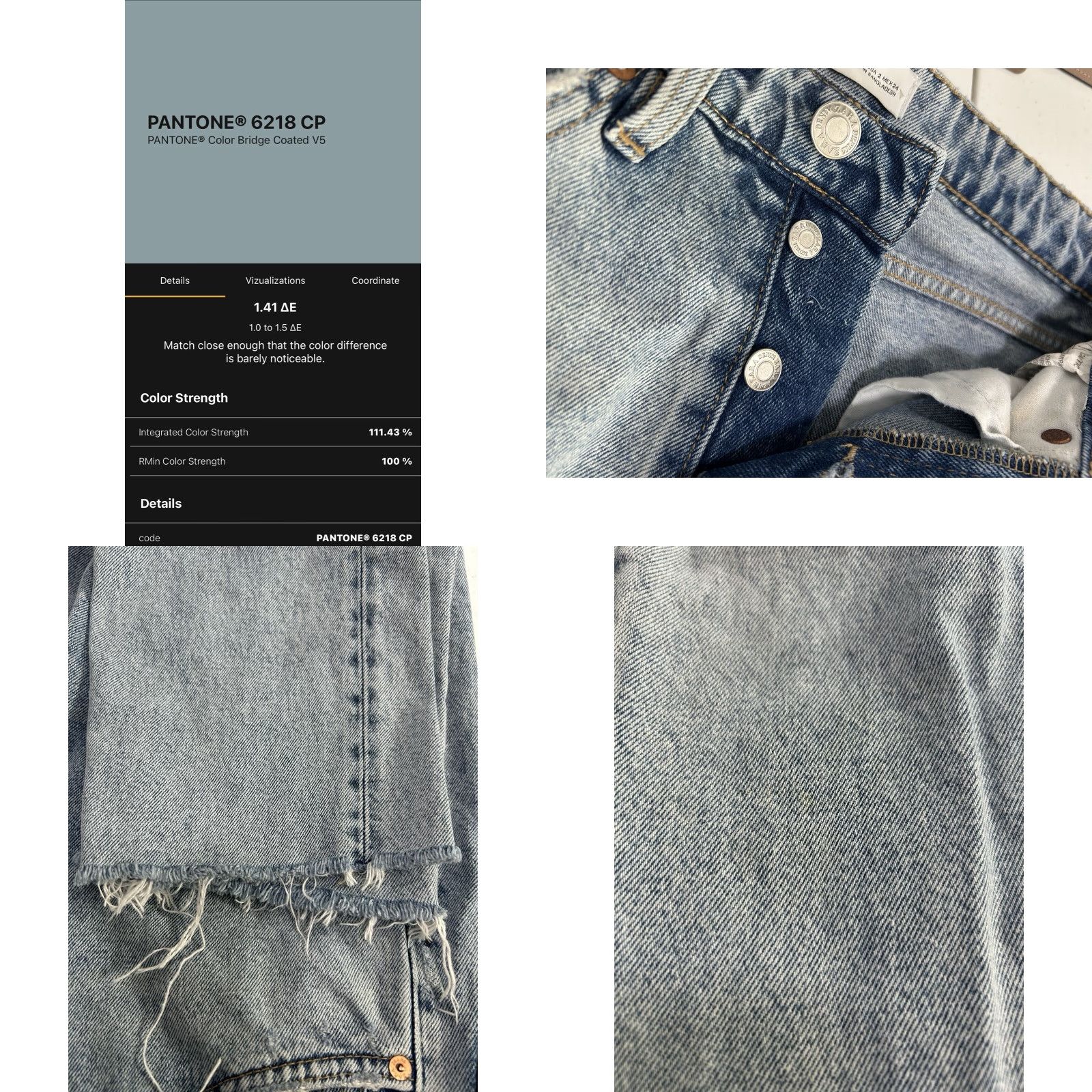 Zara VINTAGENone Zara Jeans Shirt? Size 26" / US 2 / IT 38 - 8 Thumbnail