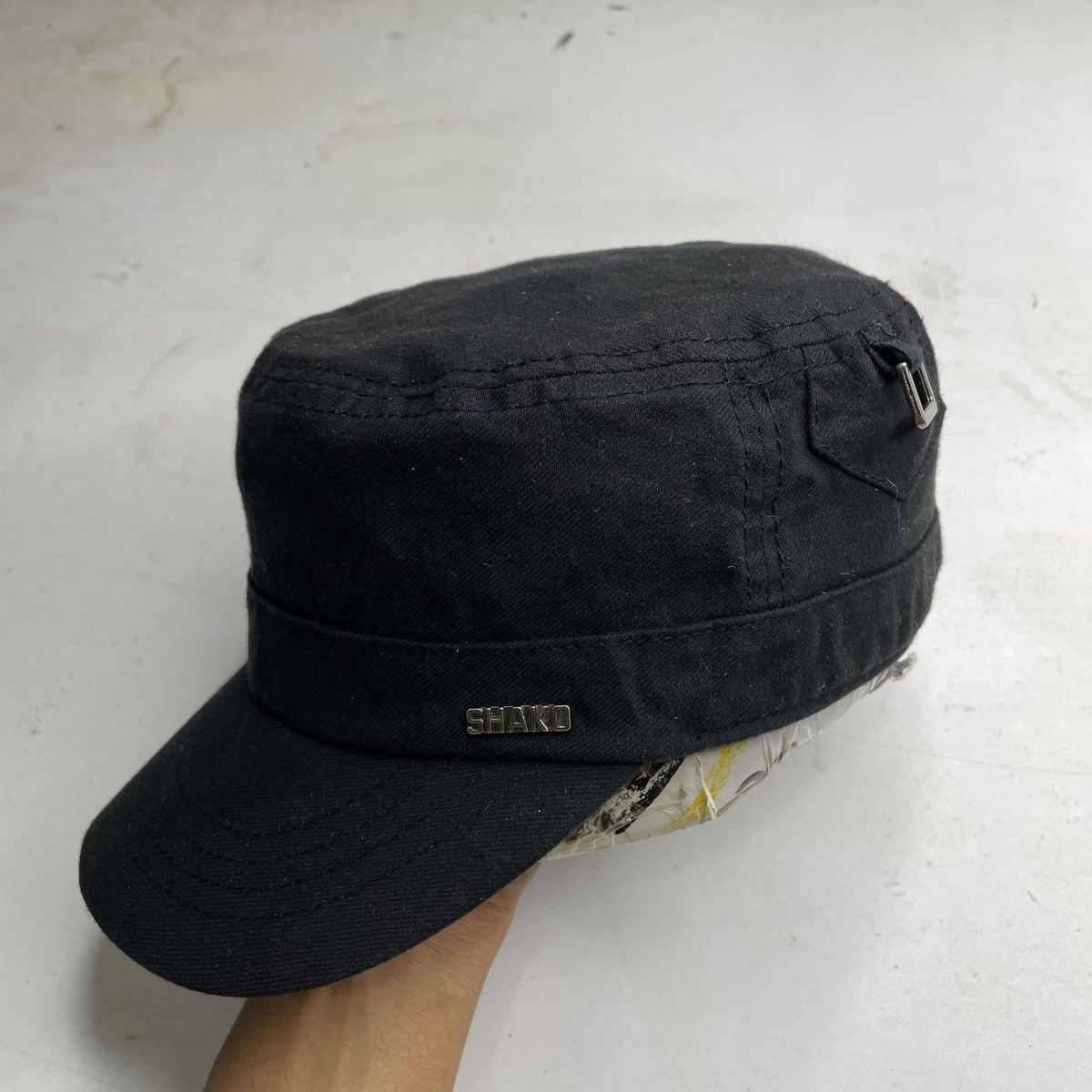 Hunter × Michel Klein Two fold cadet hat with accessories. Thin material Size ONE SIZE - 3 Thumbnail