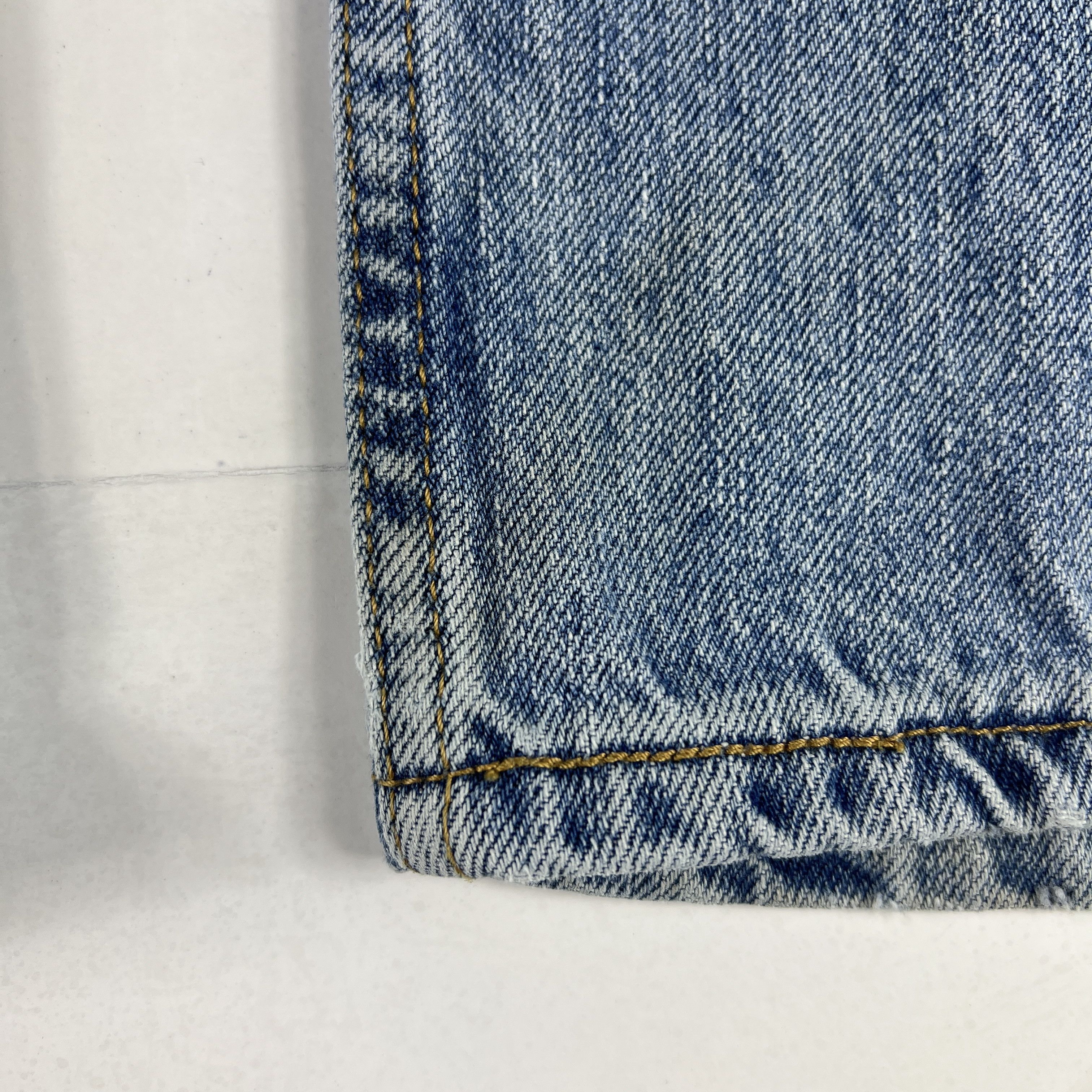 Levi's × Vintage Y2K Levi's Jeans 505 Straight Blue Faded Cotton Denim Size US 34 / EU 50 - 3 Thumbnail
