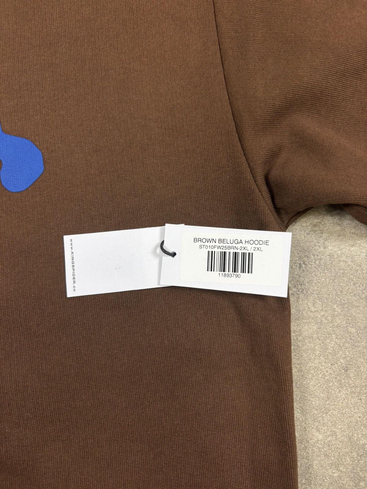 Sp5der Sp5der Beluga Hoodie, Brown Size US XXL / EU 58 / 5 - 7 Thumbnail