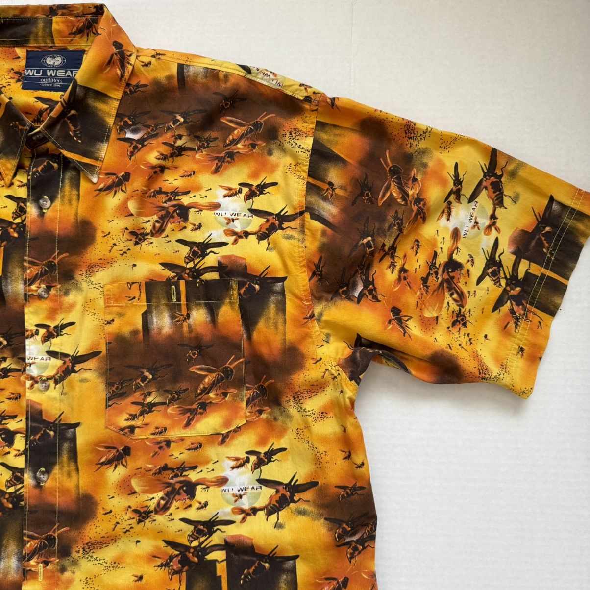 Wu-Tang Clan 🔴Wu-Wear Shirt Size 2XL Original Wu-Tang Button Up Vintage Size US XXL / EU 58 / 5 - 13 Thumbnail