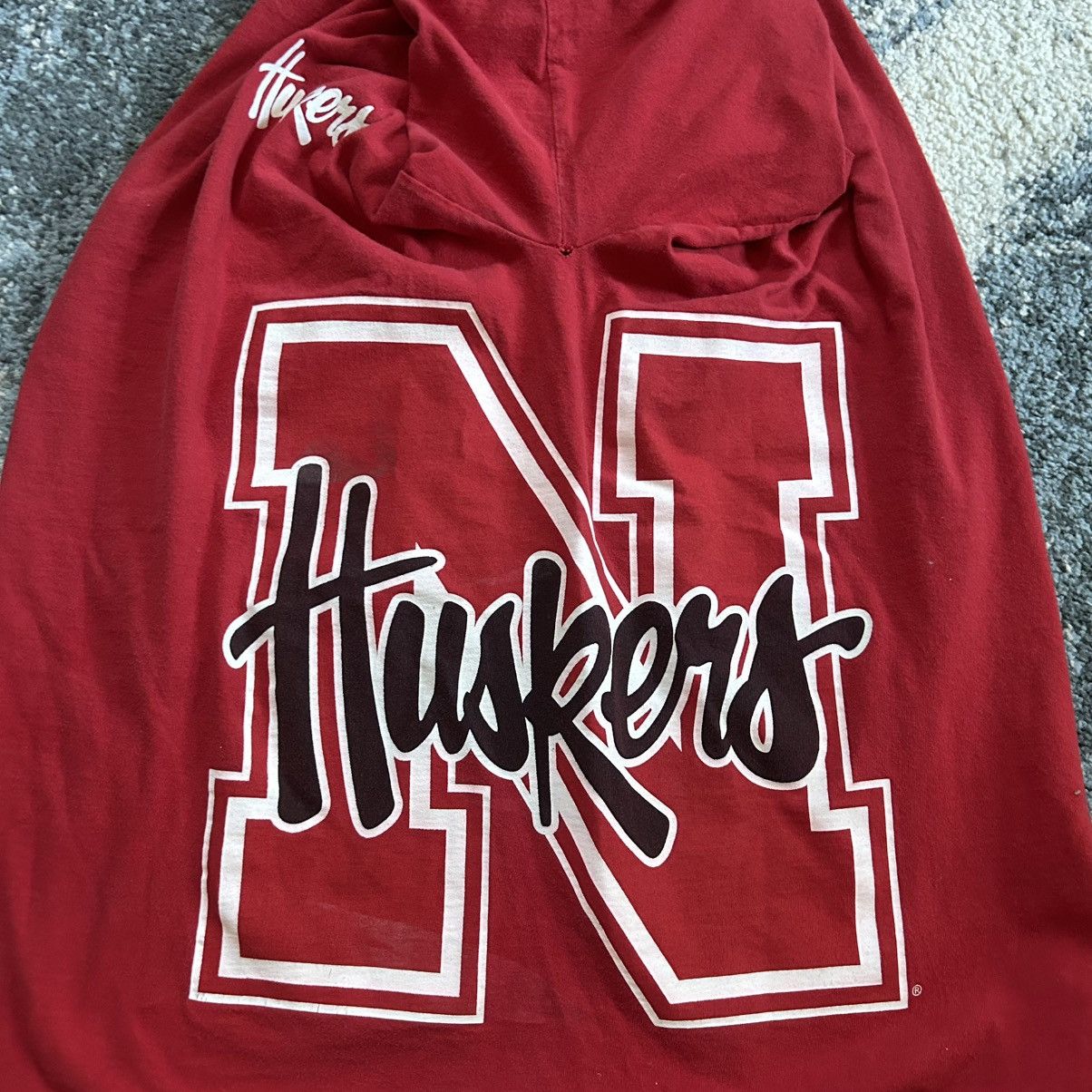 Starter 90s CONTRAST STiTCH NEBRASKA HUSKERS CURSiVE SCRiPT LOGO TOP Size US M / EU 48-50 / 2 - 5 Thumbnail