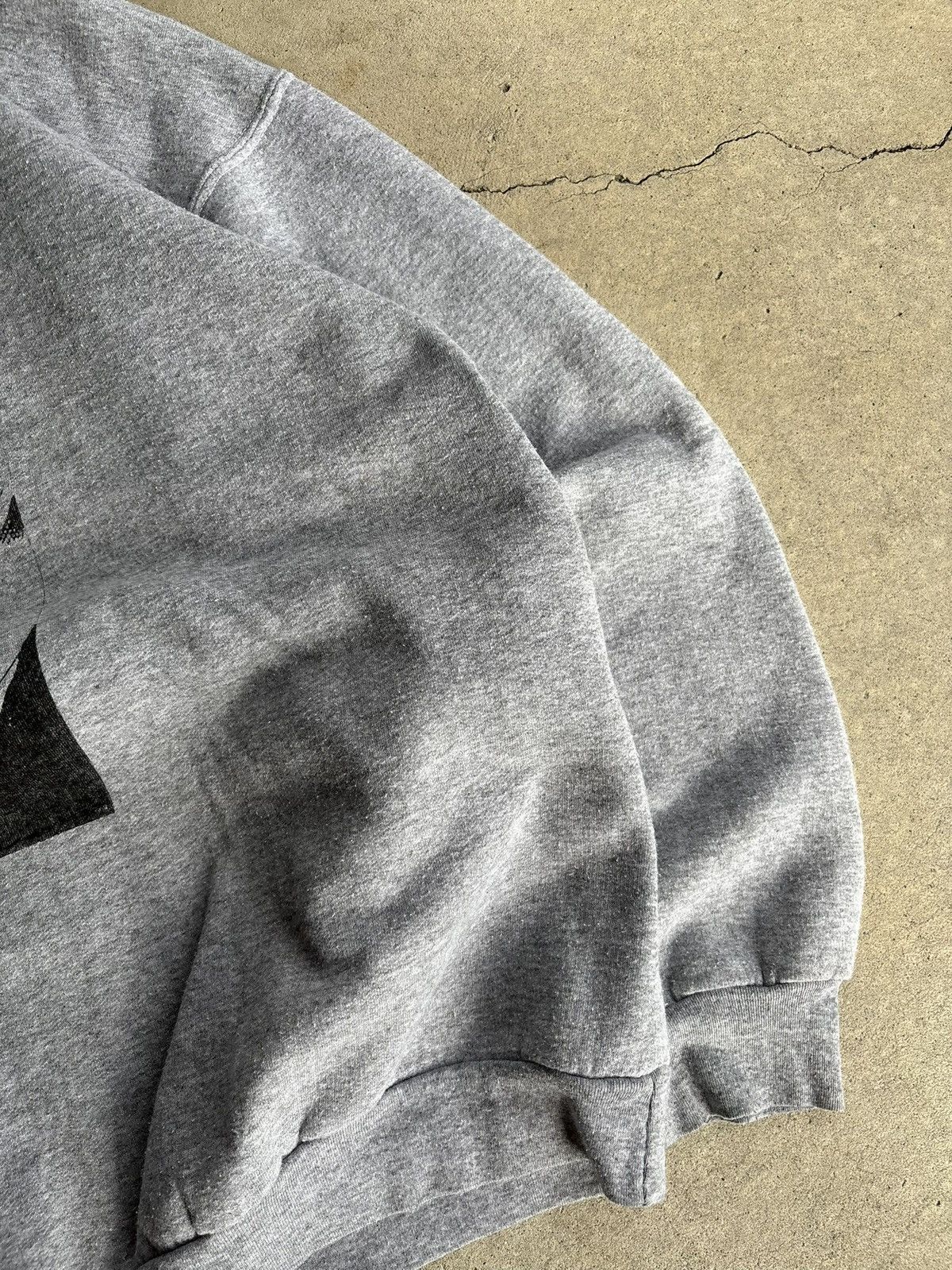 Band Tees Vintage 90s Black Flag Police Story Heather Grey Sweater Size US XL / EU 56 / 4 - 6 Thumbnail