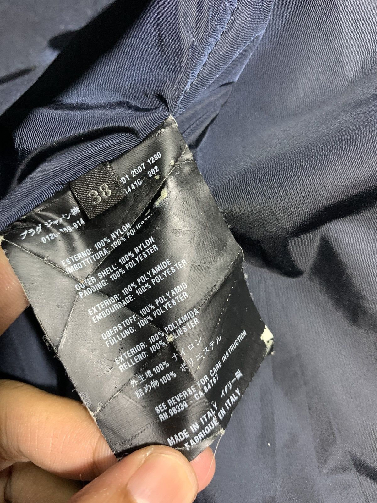 Prada 🔥PRADA ITALY NAVY BLUE JACKETS Size S / US 4 / IT 40 - 10 Thumbnail