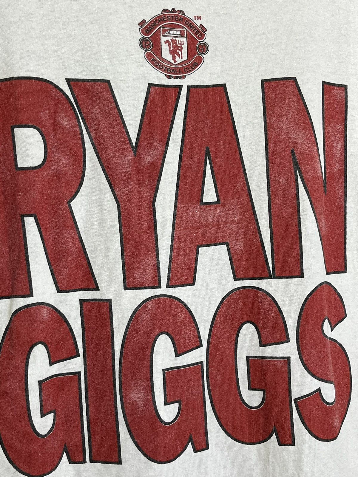 Vintage VINTAGE 90s RYAN GIGGS MANCHESTER UNITED BIG PRINT T SHIRT Size US XXL / EU 58 / 5 - 3 Thumbnail