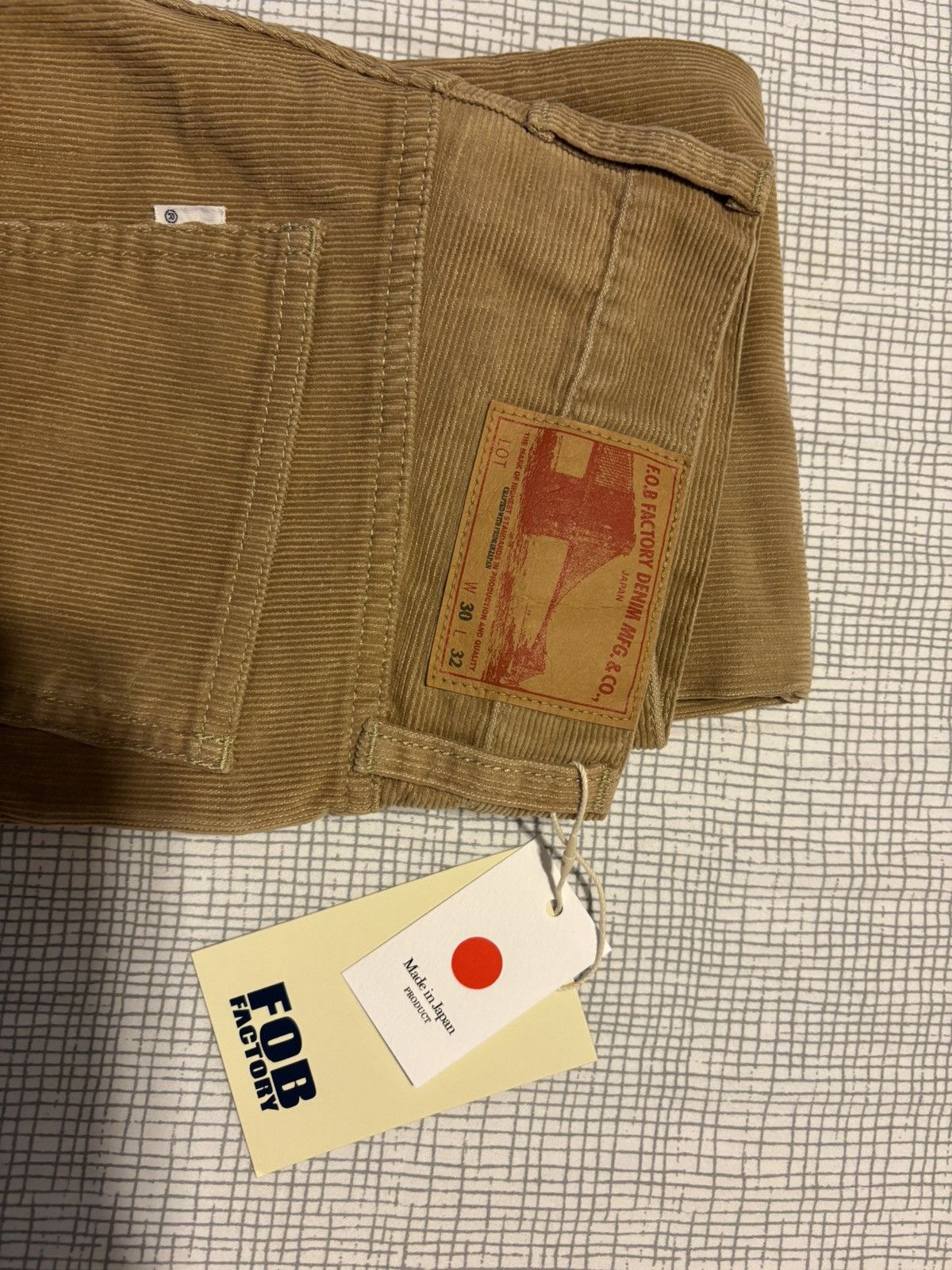 FOB Factory Brown Corduroy Straight-Leg Ponts Size US 30 / EU 46 - 6 Thumbnail