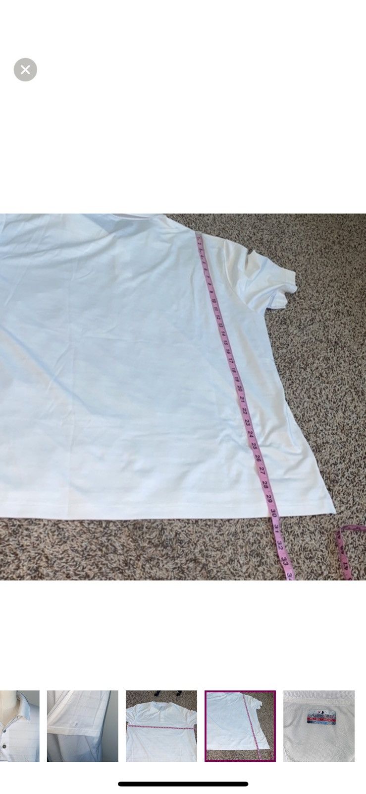 Grand Slam Grand slam xxl white polo shirt Size US XXL / EU 58 / 5 - 3 Thumbnail