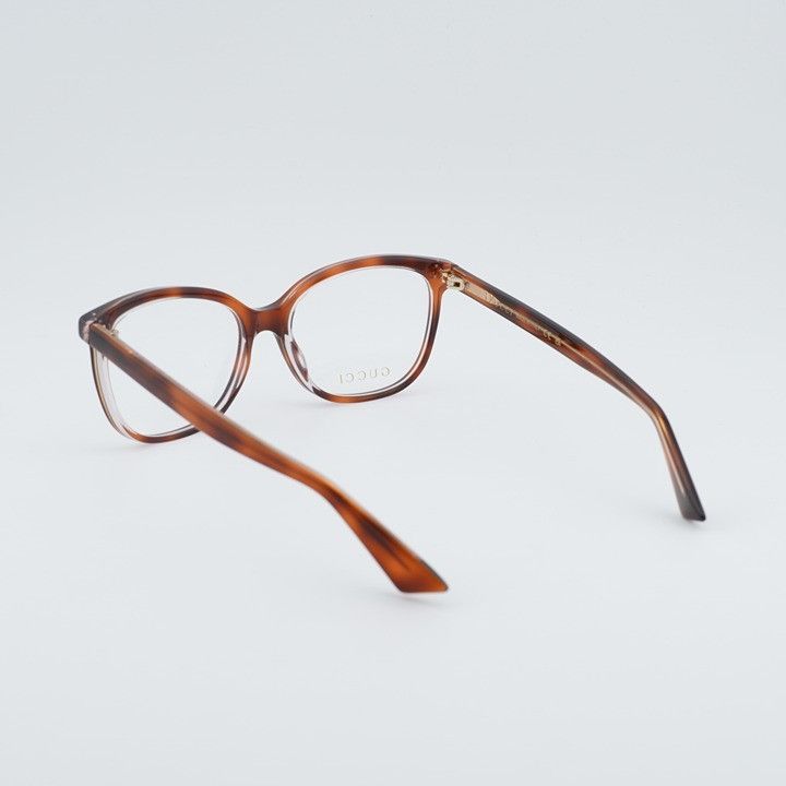 Gucci Gucci GG1816O 008 Eyeglasses Havana on Transparent 54mm Size ONE SIZE - 9 Thumbnail