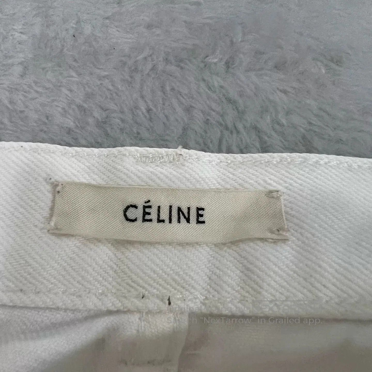 Celine Celine White Denim Pants Size 36. Size 35" - 3 Thumbnail