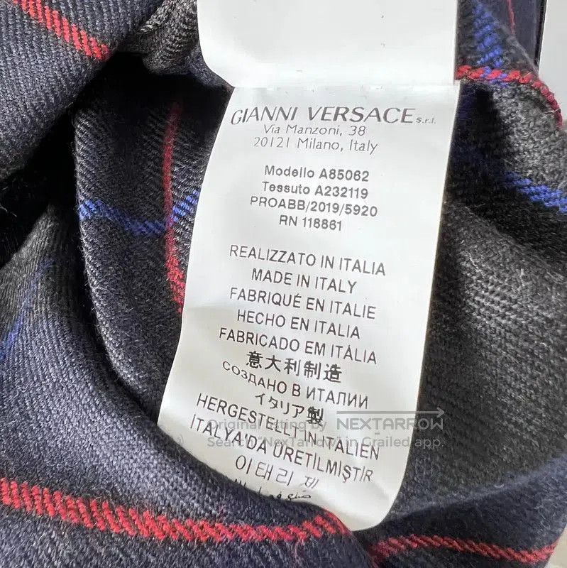 Versace Versace Colorful Wool Long-Sleeve Jacket . Size US XXL / EU 58 / 5 - 9 Thumbnail