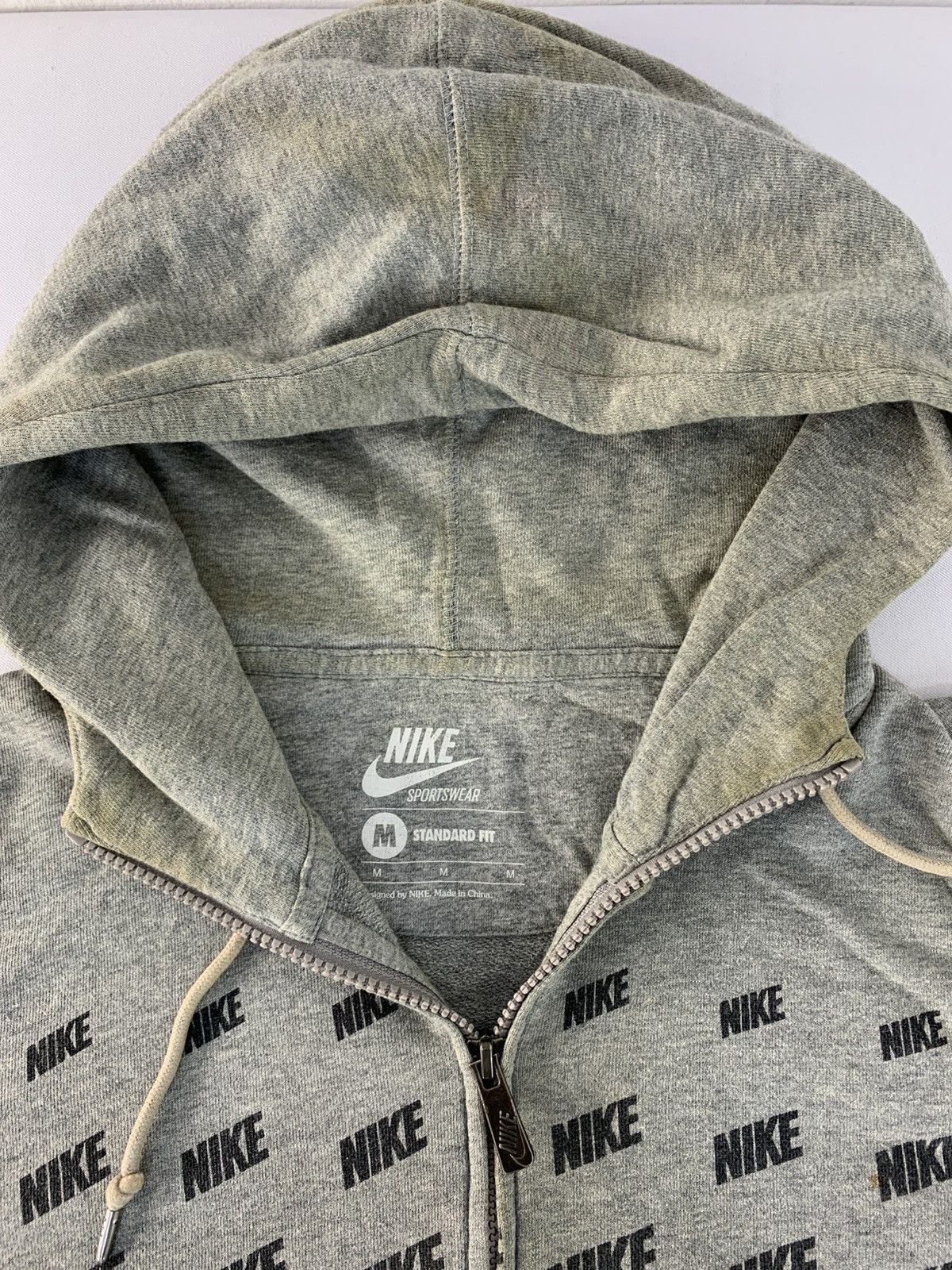 Nike Nike Sportswear Zip Up Hooded Nova Checked Design Spell Out Size US M / EU 48-50 / 2 - 4 Thumbnail