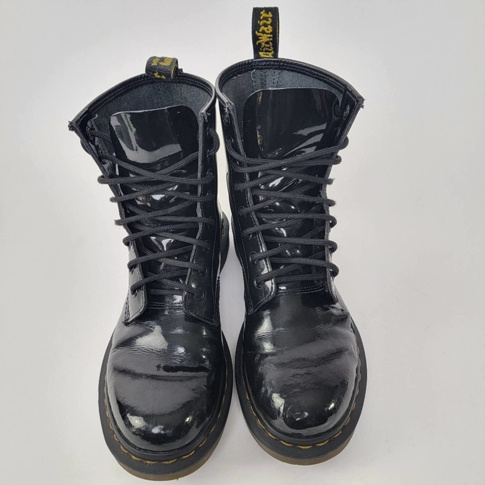 Dr. Martens Dr. Martens 1460 Patent Leather Black Boots - 8 Size US 8 / IT 38 - 7 Thumbnail
