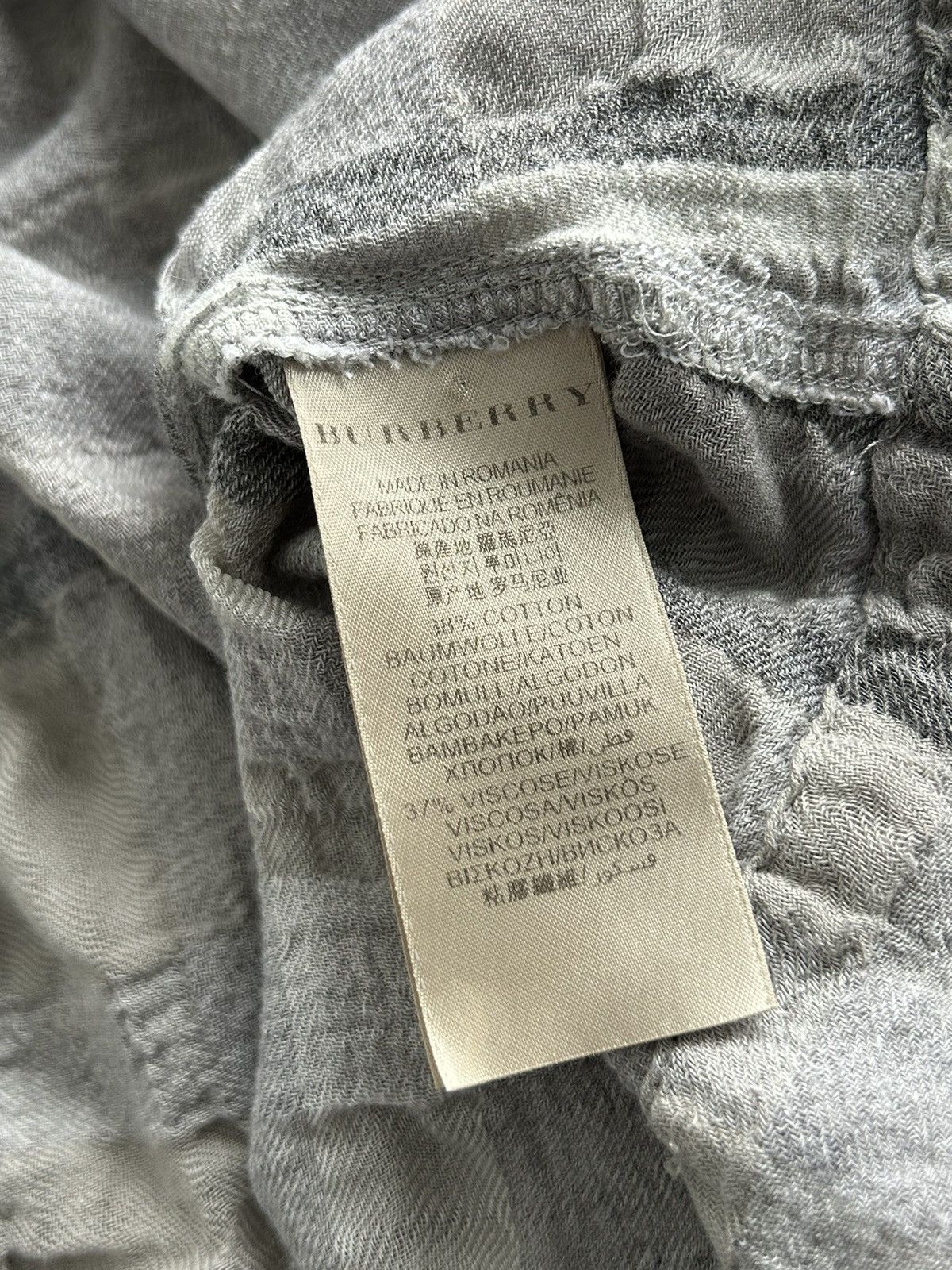 Burberry Burberry Brit nova check gray wool shirt women’s Size S / US 4 / IT 40 - 10 Thumbnail