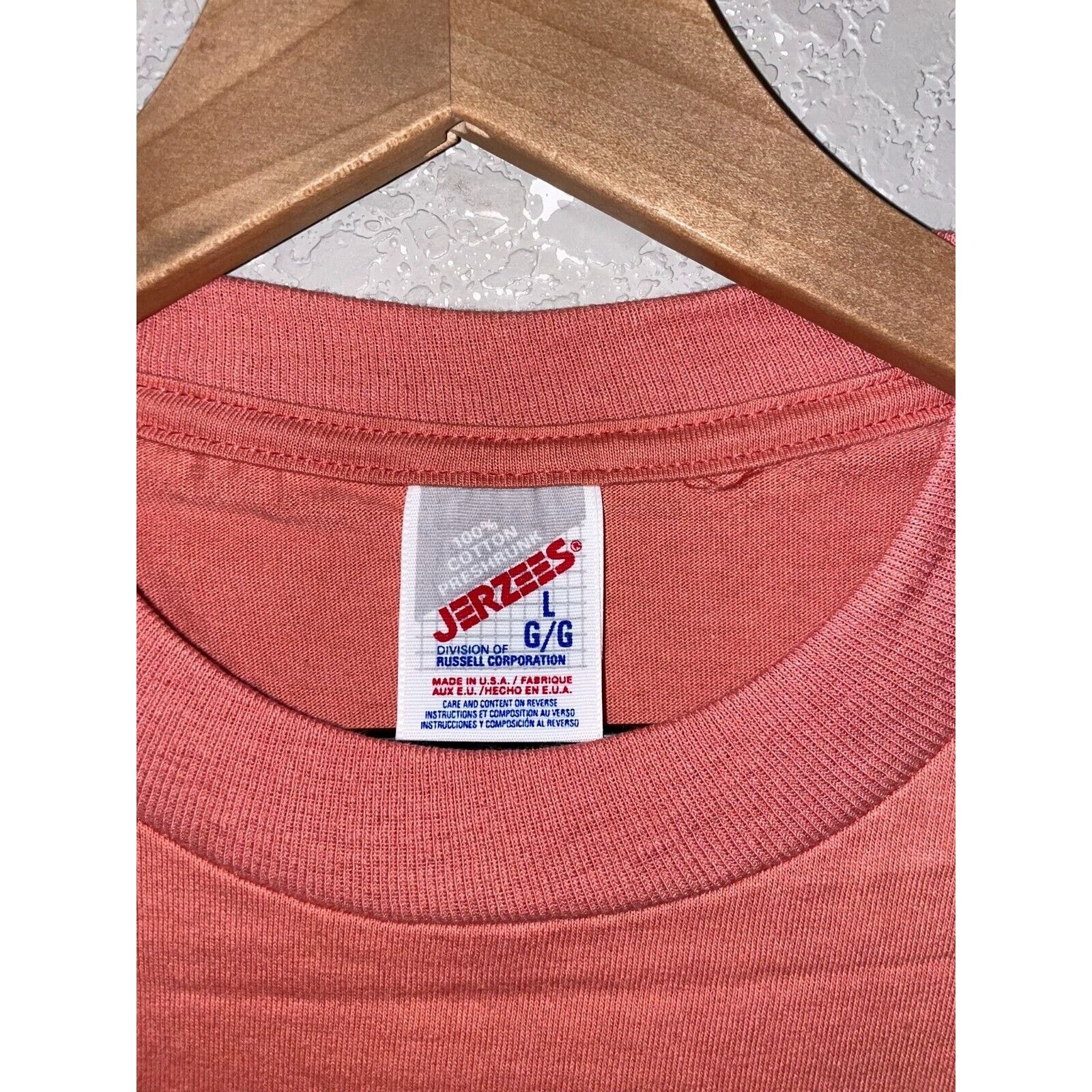Jerzees Vintage Arizona Native Shirt American Peach Pink 90s VTG Tee Size US L / EU 52-54 / 3 - 6 Thumbnail