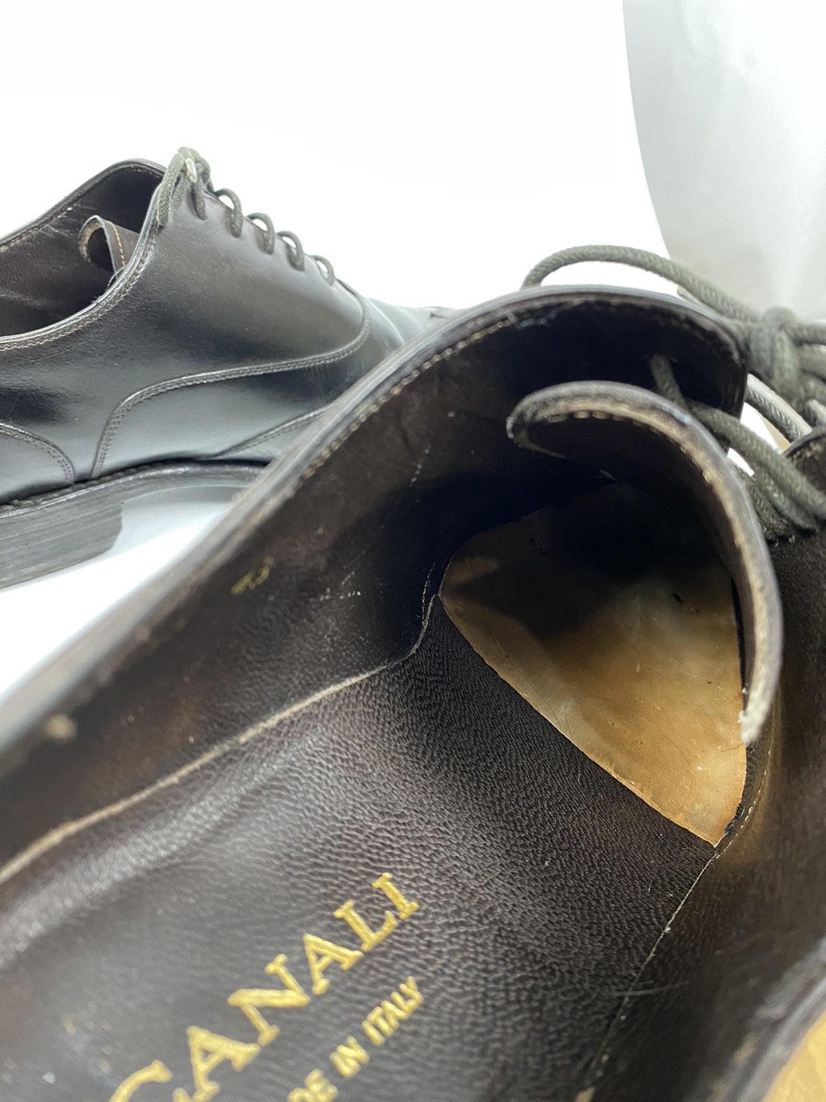 Canali Canali Men's Italy Euro Size 43 US 10 Leather Dress Shoes Size US 10 / EU 43 - 10 Thumbnail