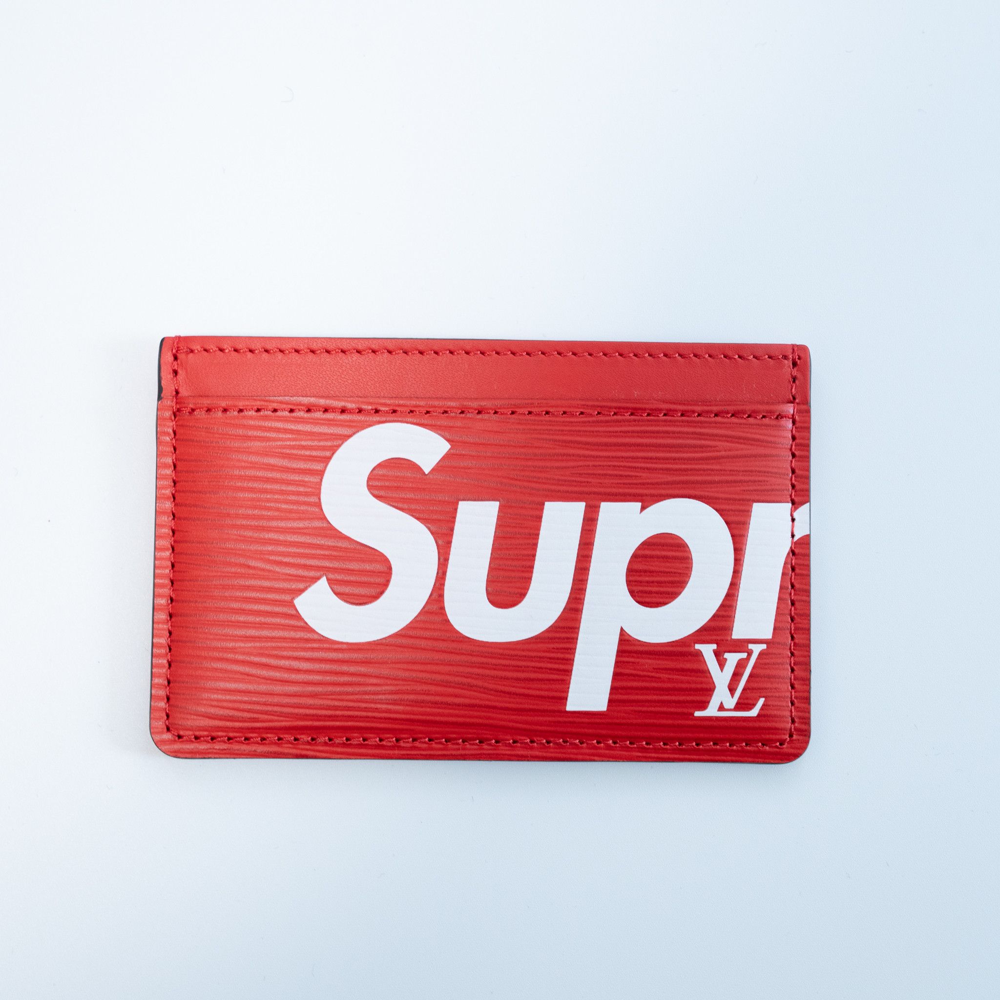 Louis Vuitton × Supreme Louis Vuitton Supreme Card Holder Size ONE SIZE - 9 Thumbnail
