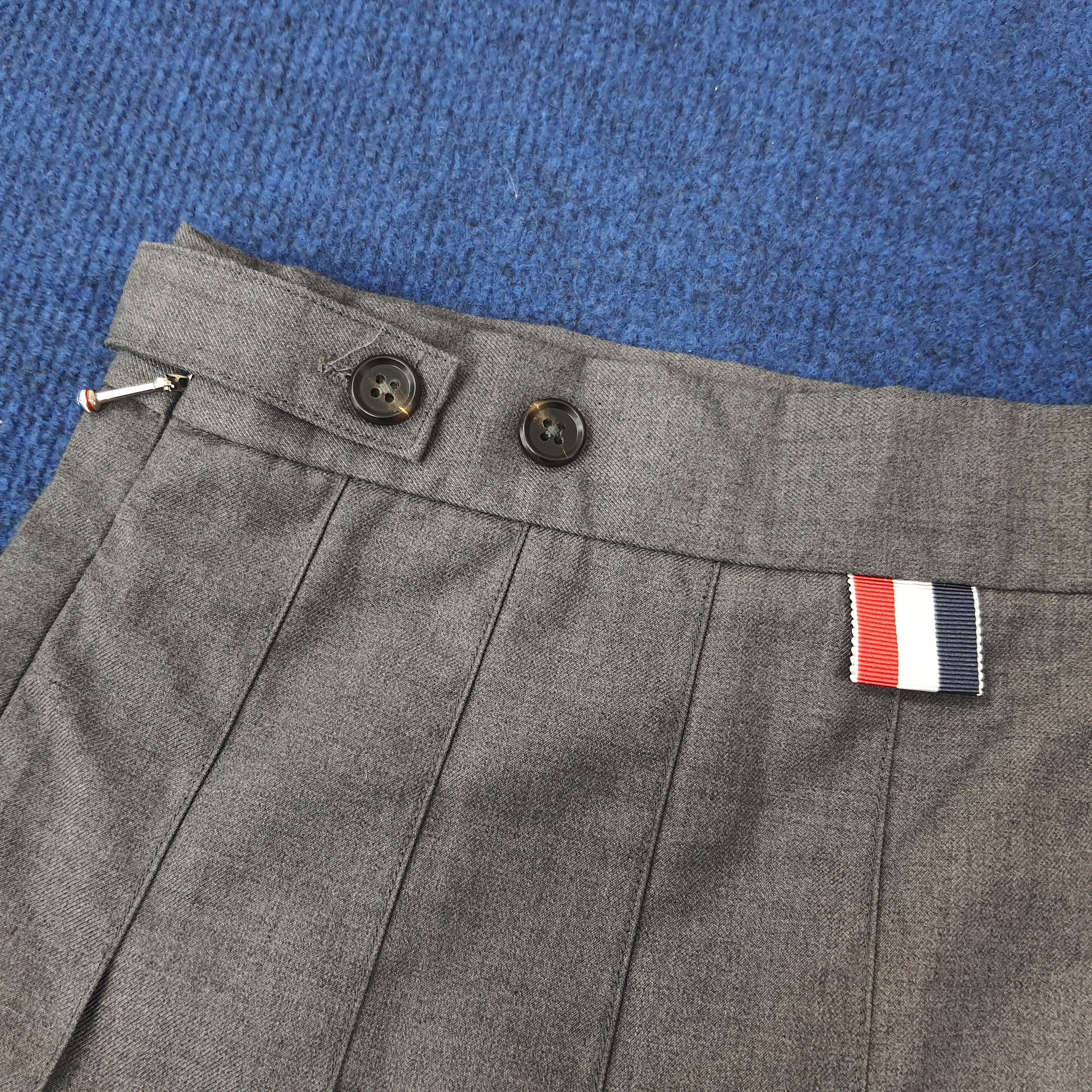 Designer Vintage Mini Skirt Thom Browne Style C228N13 Size 24" / US 00 / IT 34 - 3 Thumbnail