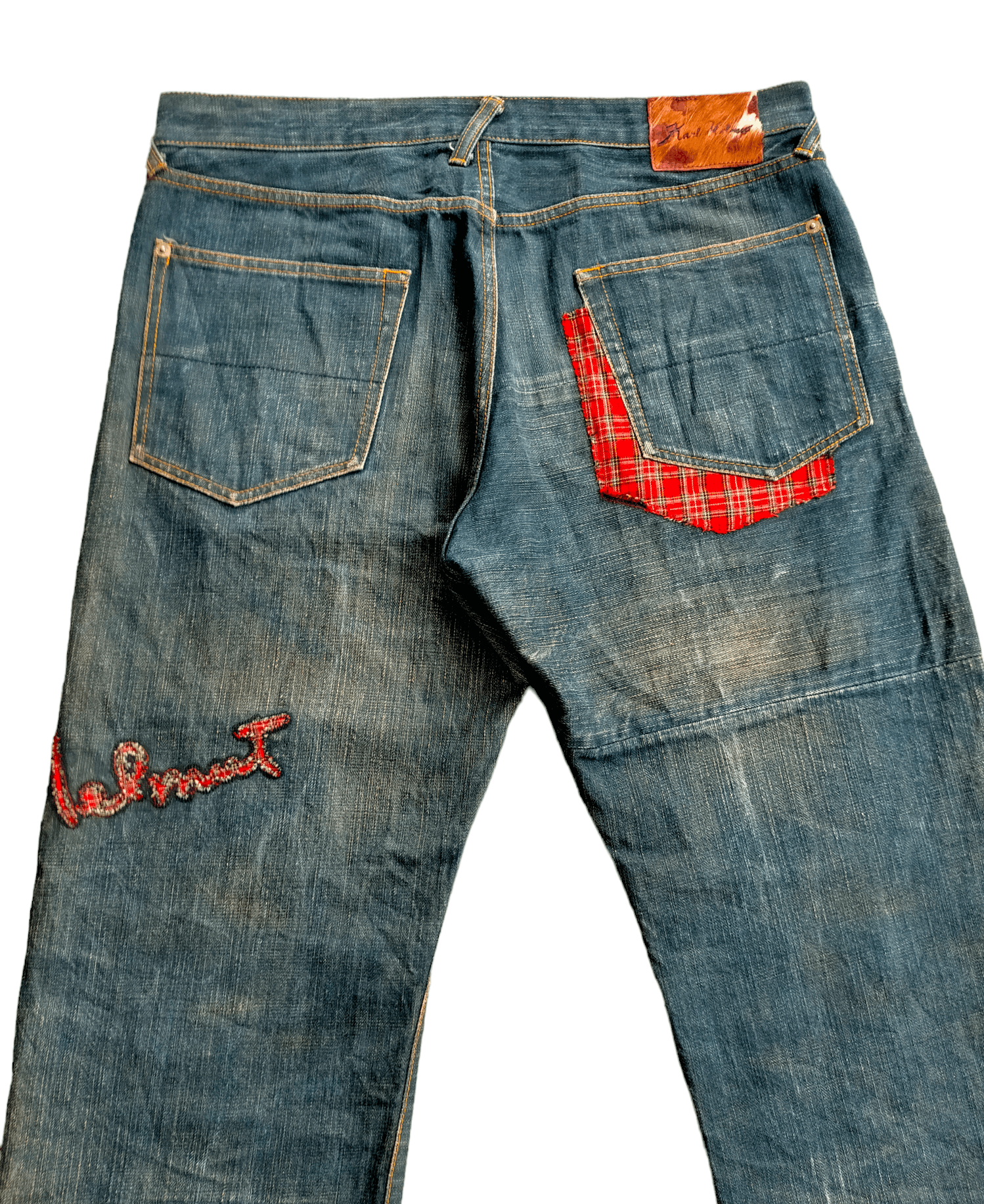 Japanese Brand Karl Helmut Hagi Patchwork Jeans Size US 34 / EU 50 - 11 Thumbnail