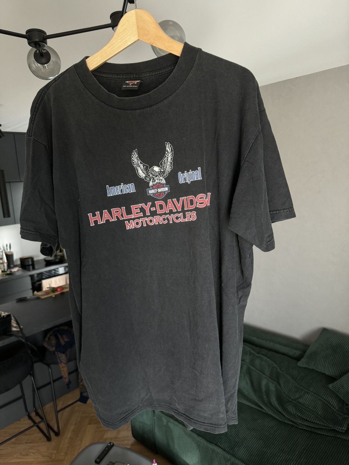 Harley Davidson × Vintage Vinatage harley Davidson t-shirt Size US XL / EU 56 / 4 - 1 Thumbnail